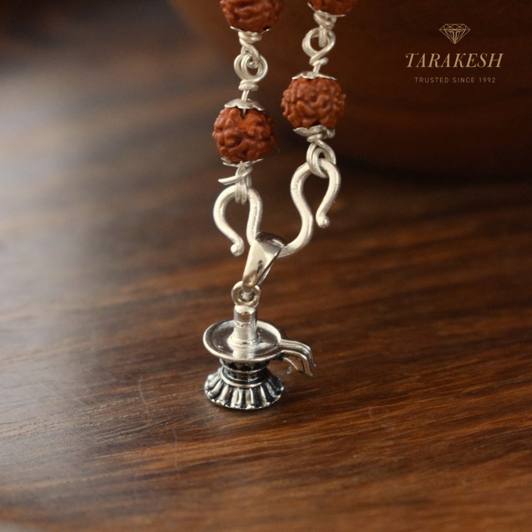 Shiva Pure Silver Pendant: Lingraj Edition