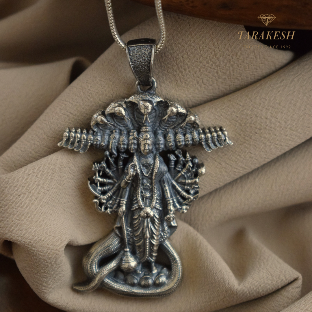 Vishnu Pure Silver Pendant