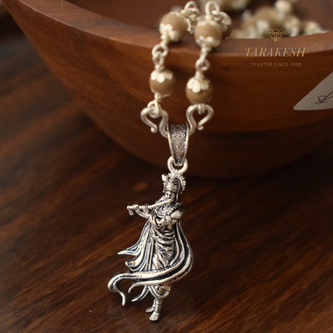 Krishna Pure Silver Pendant : Keshava Edition
