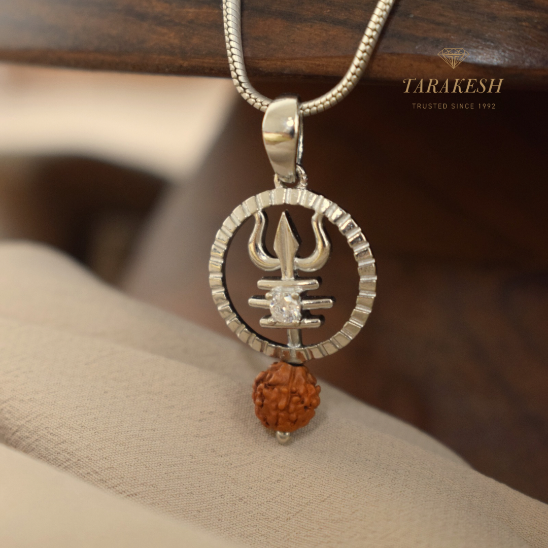 Shiva Pure Silver Pendant: Rudrashakti Edition