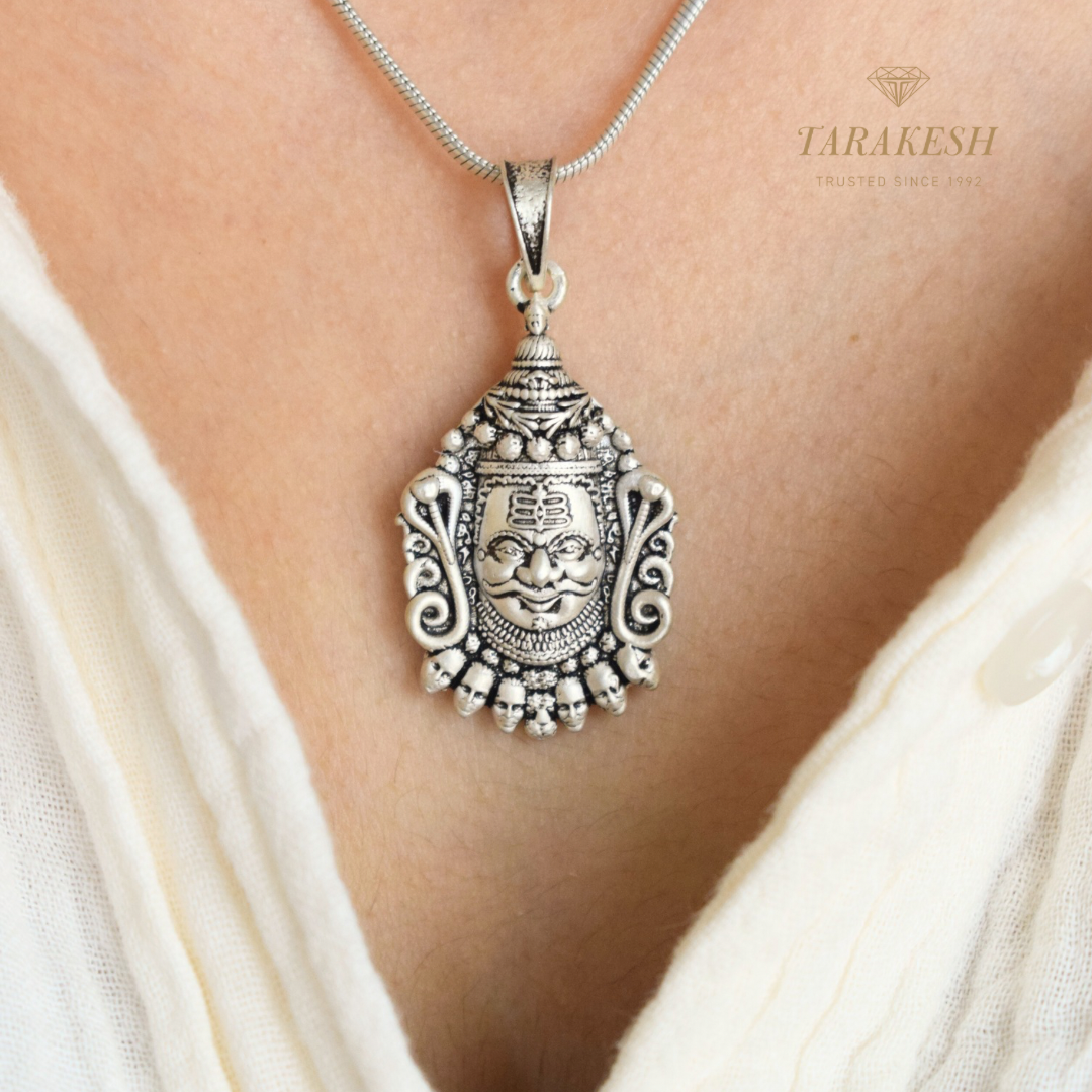 Shiva Pure Silver Pendant: Mahakaal Edition