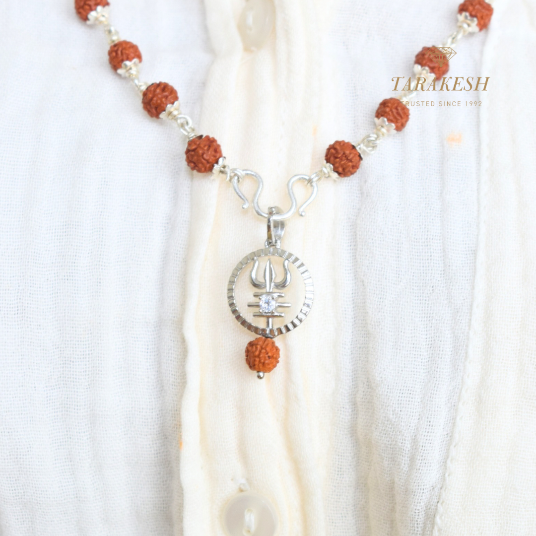 Shiva Pure Silver Pendant: Rudrashakti Edition