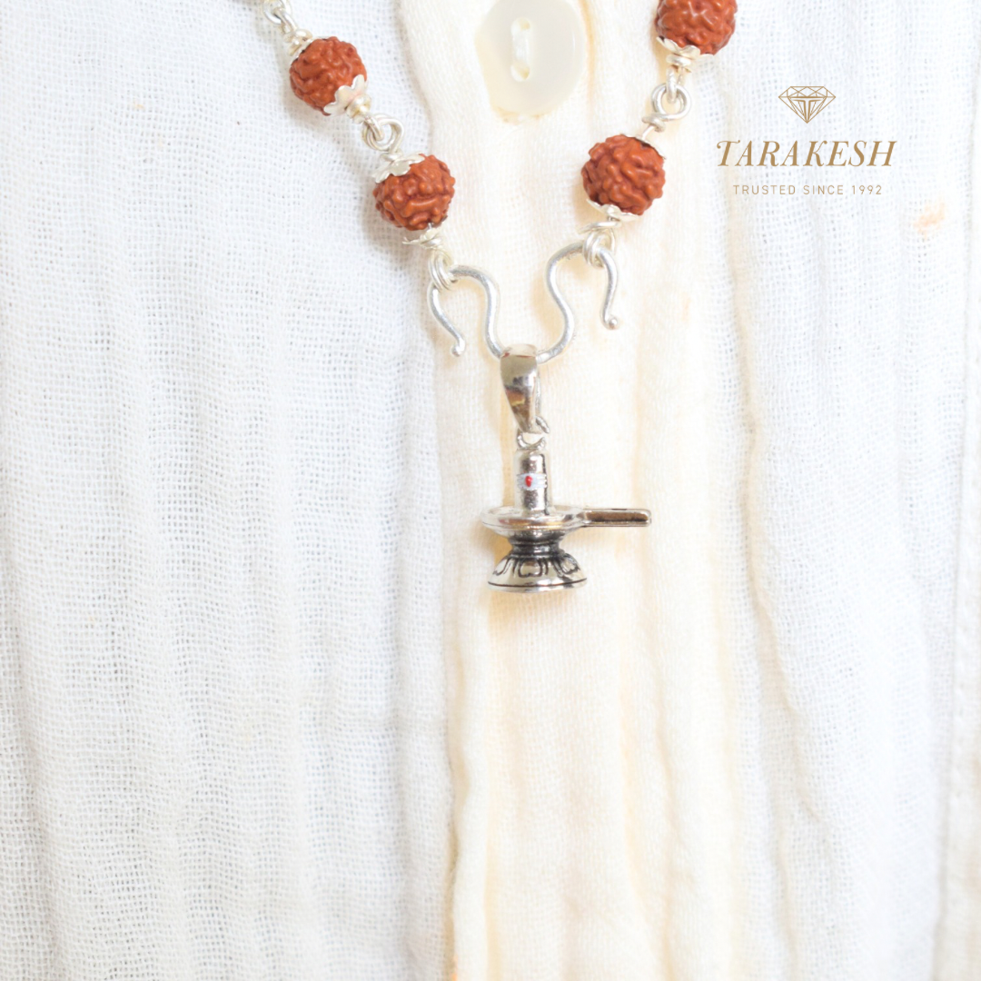 Shiva Pure Silver Pendant: Mahalinga Edition