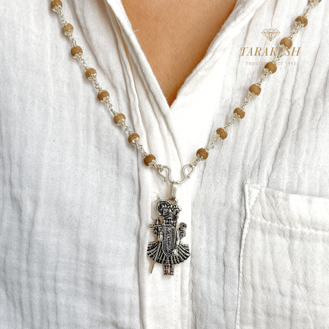Shreenath Pure Silver Pendent