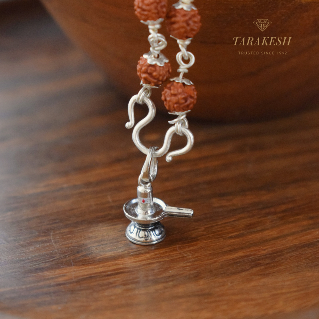 Shiva Pure Silver Pendant: Mahalinga Edition