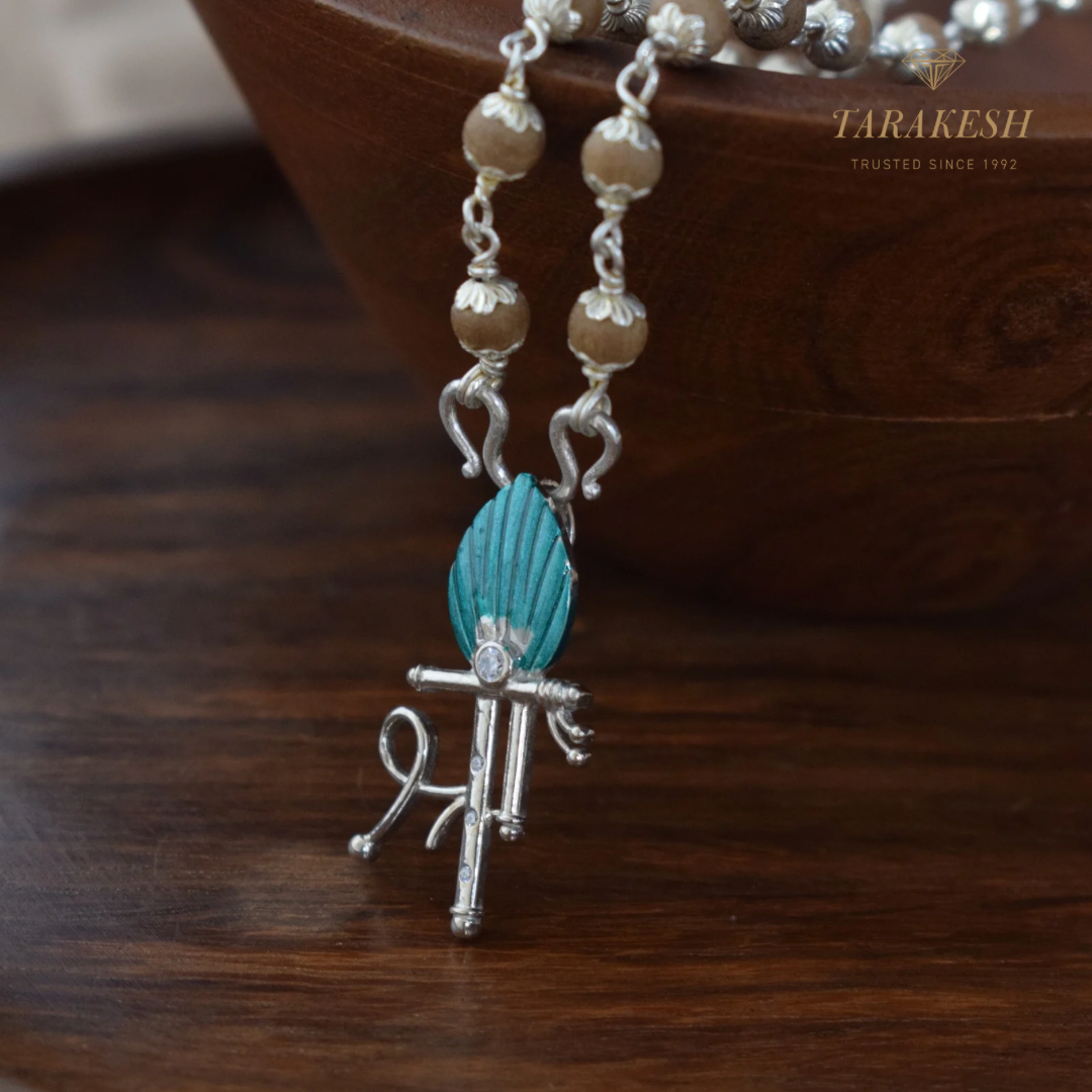 Krishna Pure Silver Pendant: Shree Edition