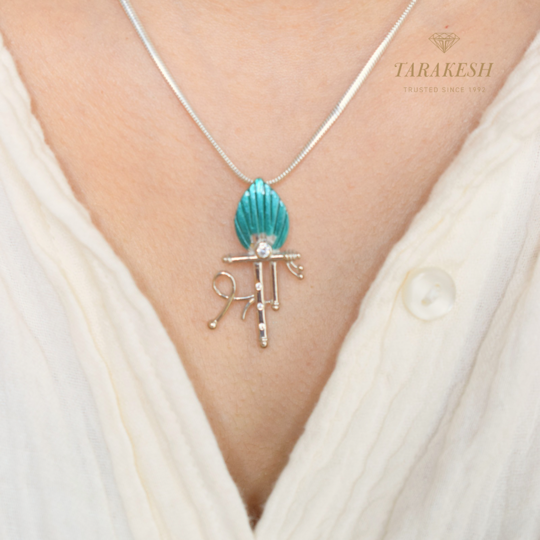 Krishna Pure Silver Pendant: Shree Edition