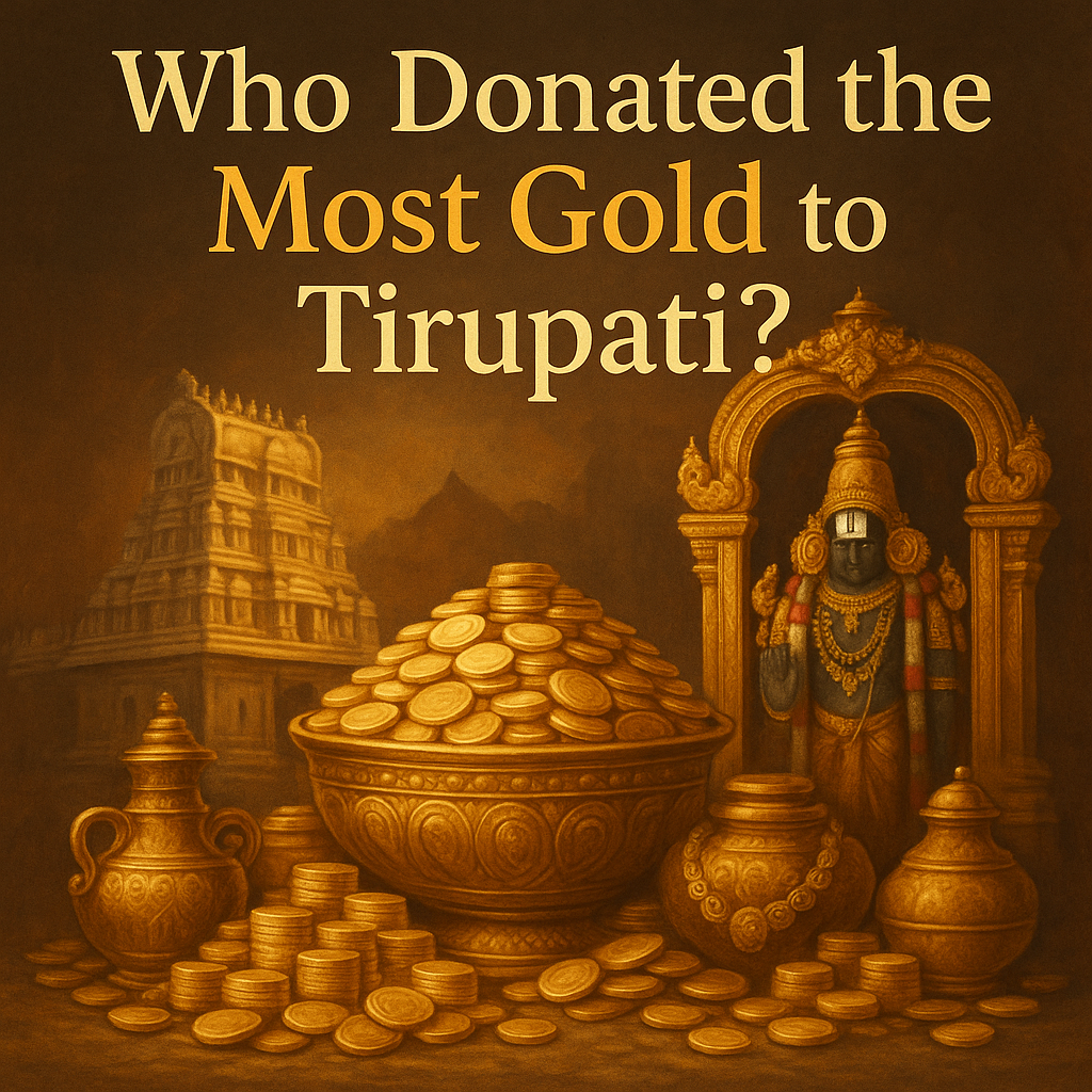 Who Donated the Most Gold to Tirupati?