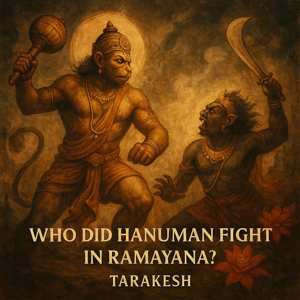 Who Did Hanuman Fight in Ramayana?