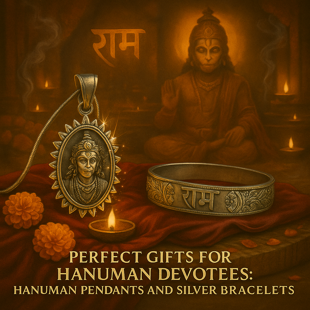 Perfect Gifts for Hanuman Devotees: Hanuman Pendants and Silver Bracelets
