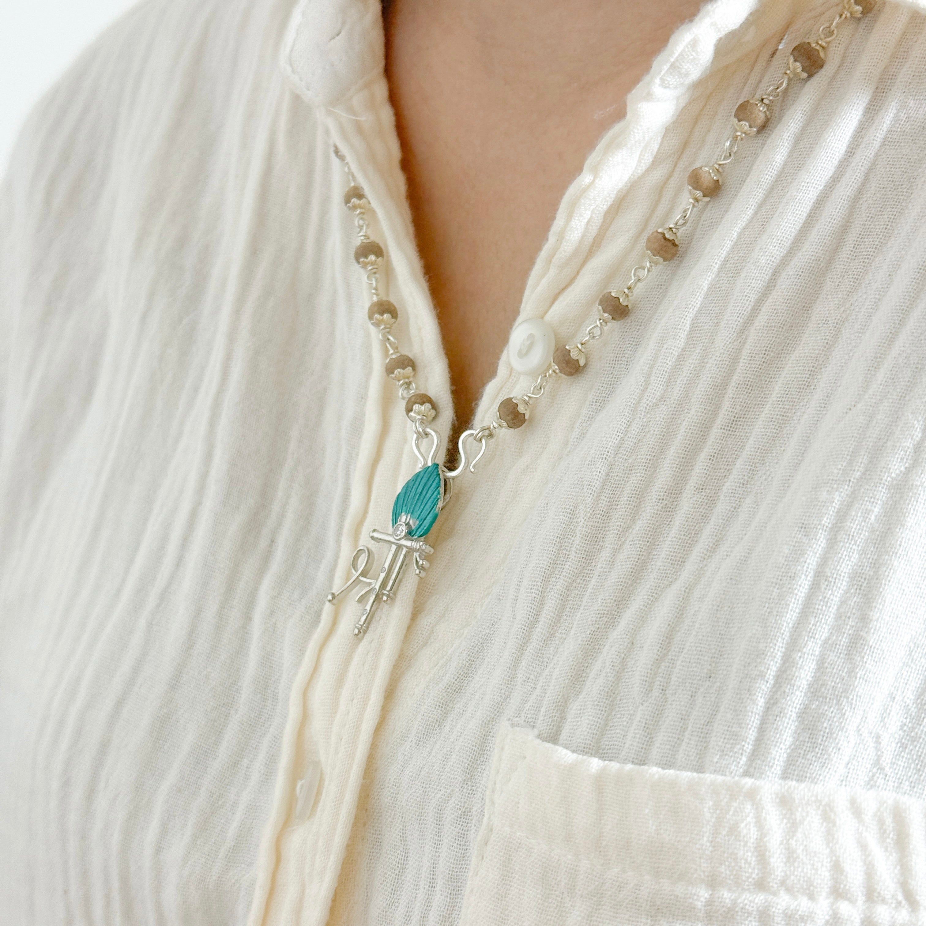 Krishna Pure Silver Pendant: Shree Edition