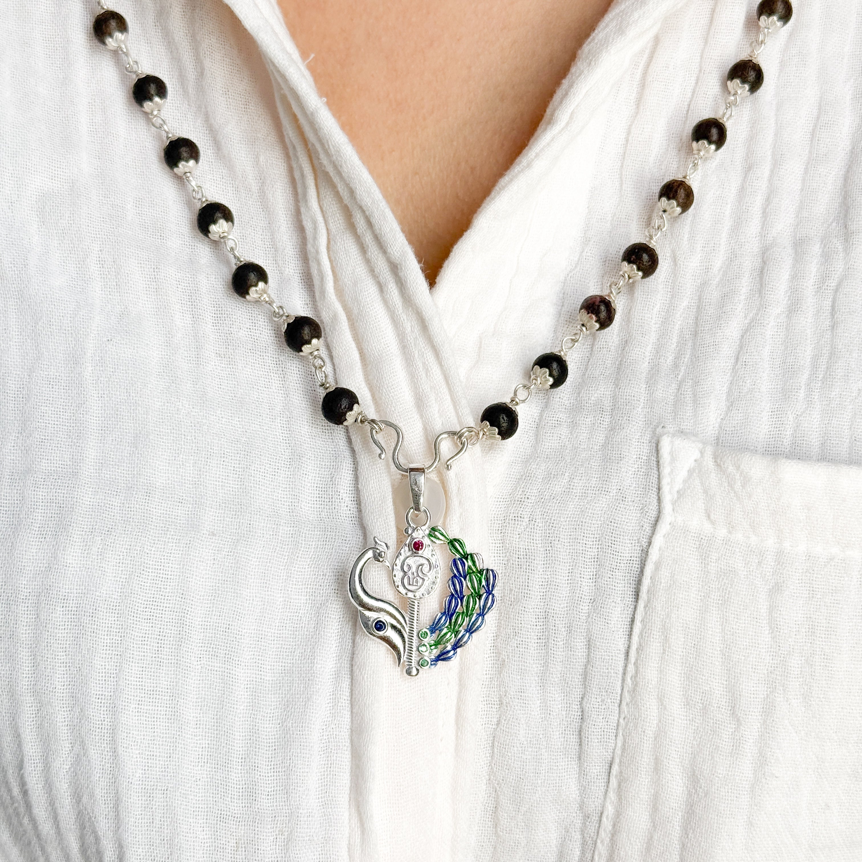 Murugan Pure Silver Pendant – Thirupparankundram Edition
