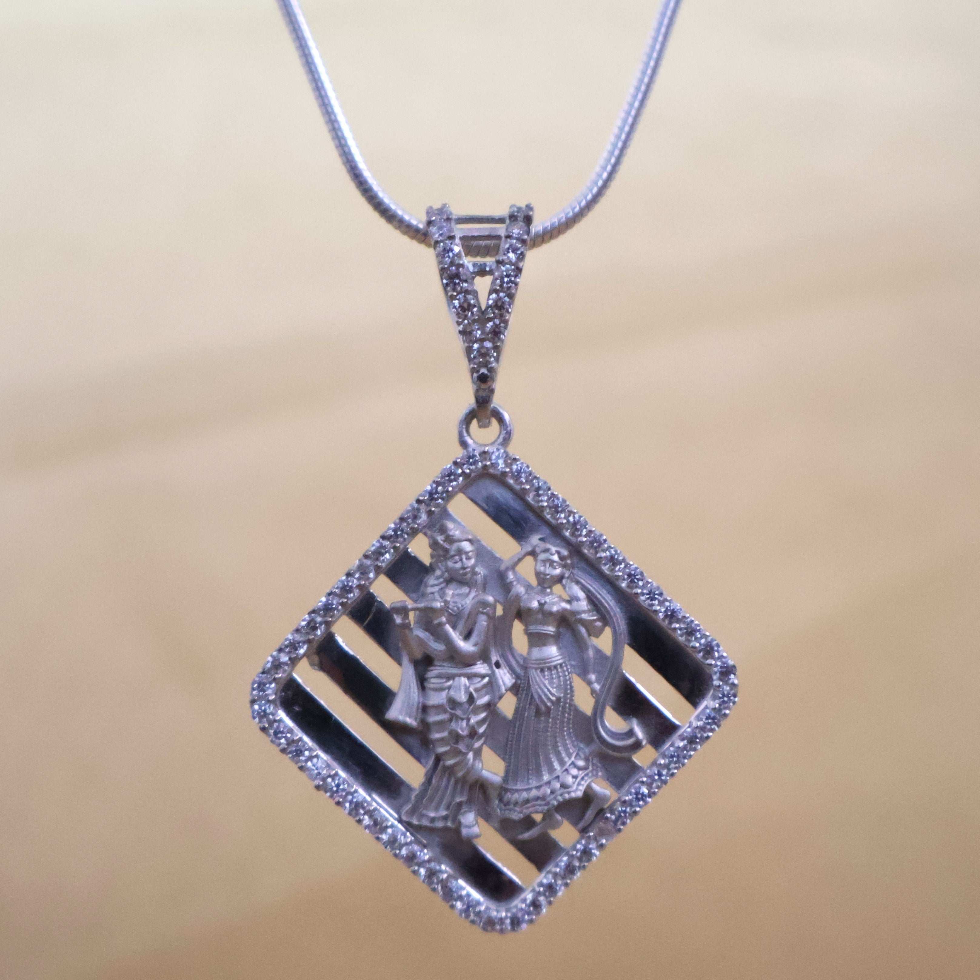Radhe Krishna Pendent