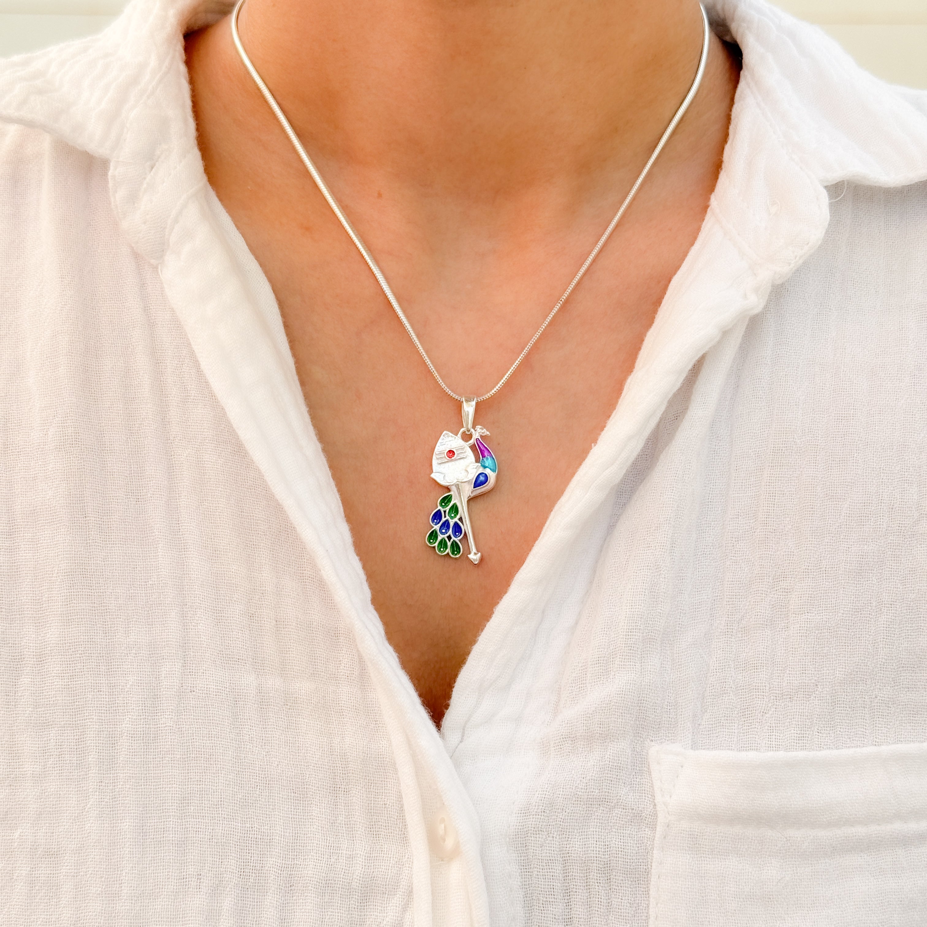 Murugan Pure Silver Pendant: Subrahmanya Edition