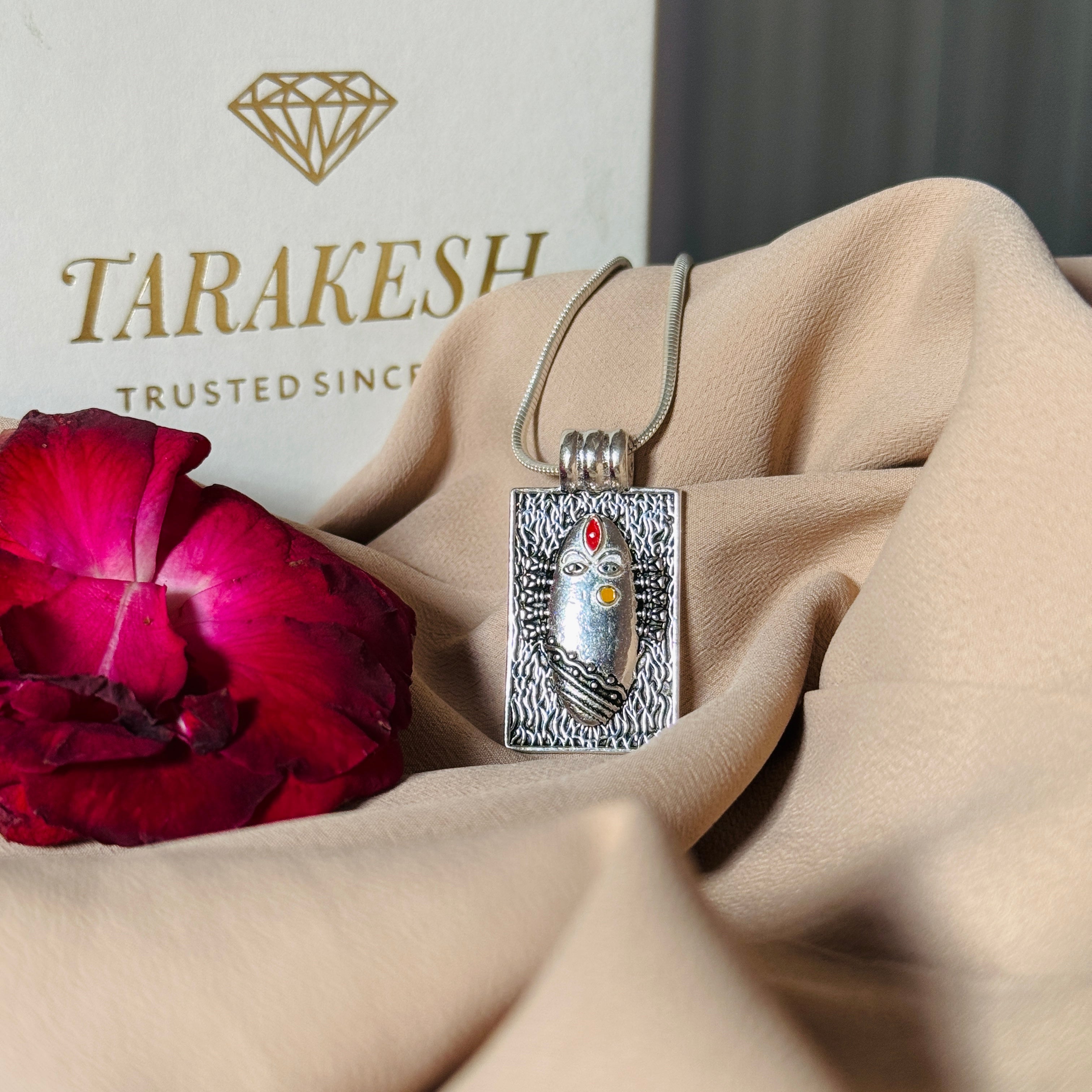 Bhairavi Pure Silver Pendant: Devi Shakti Edition