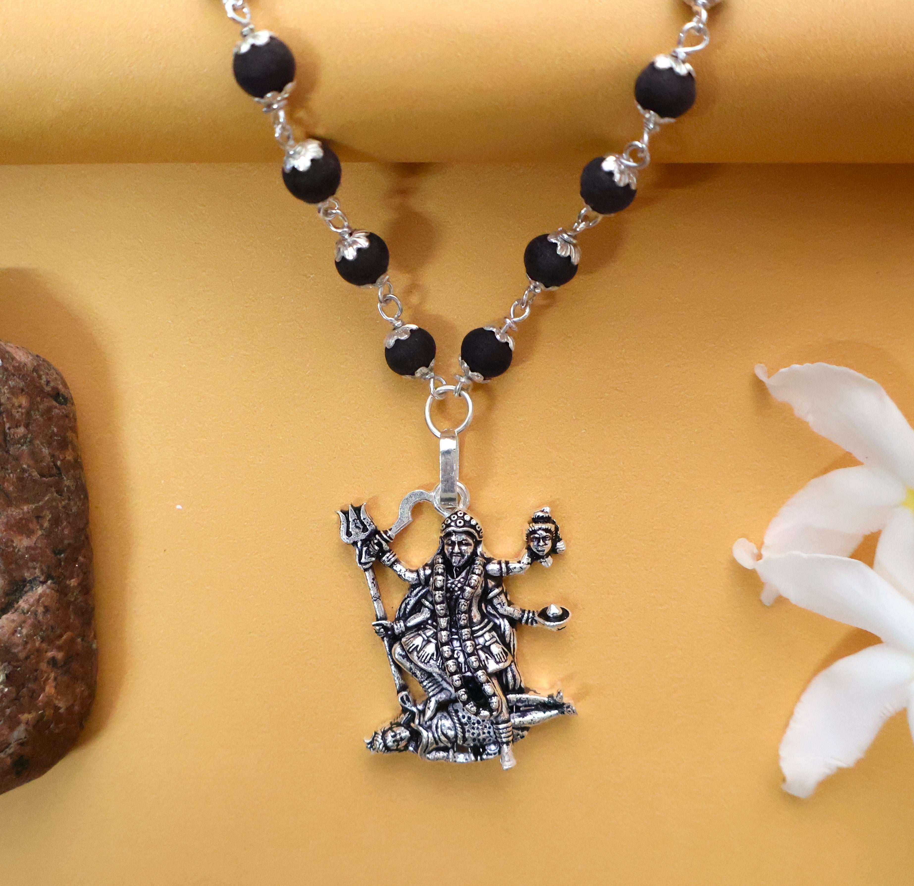 Pure Silver Maa Kali Pendent