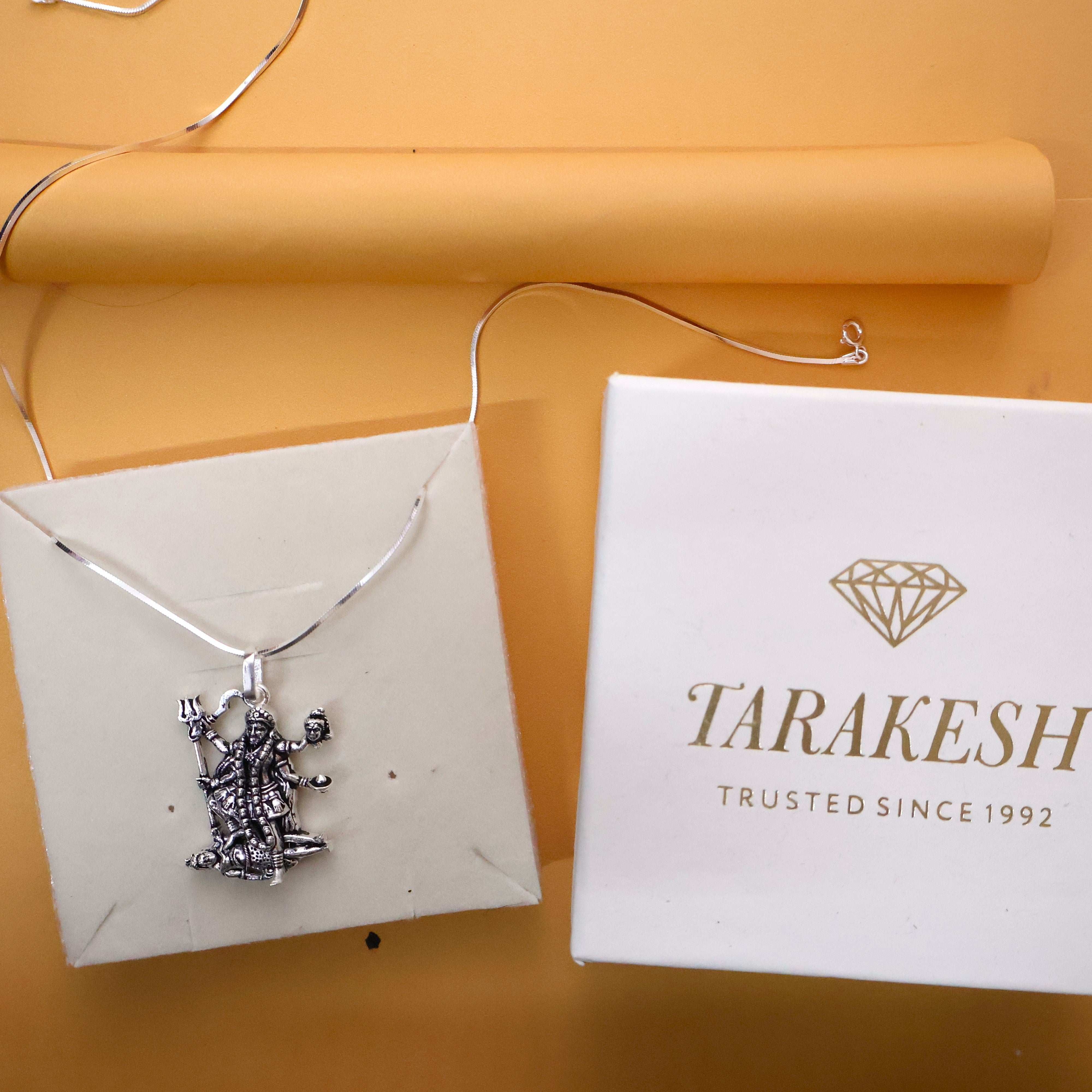Pure Silver Maa Kali Pendent