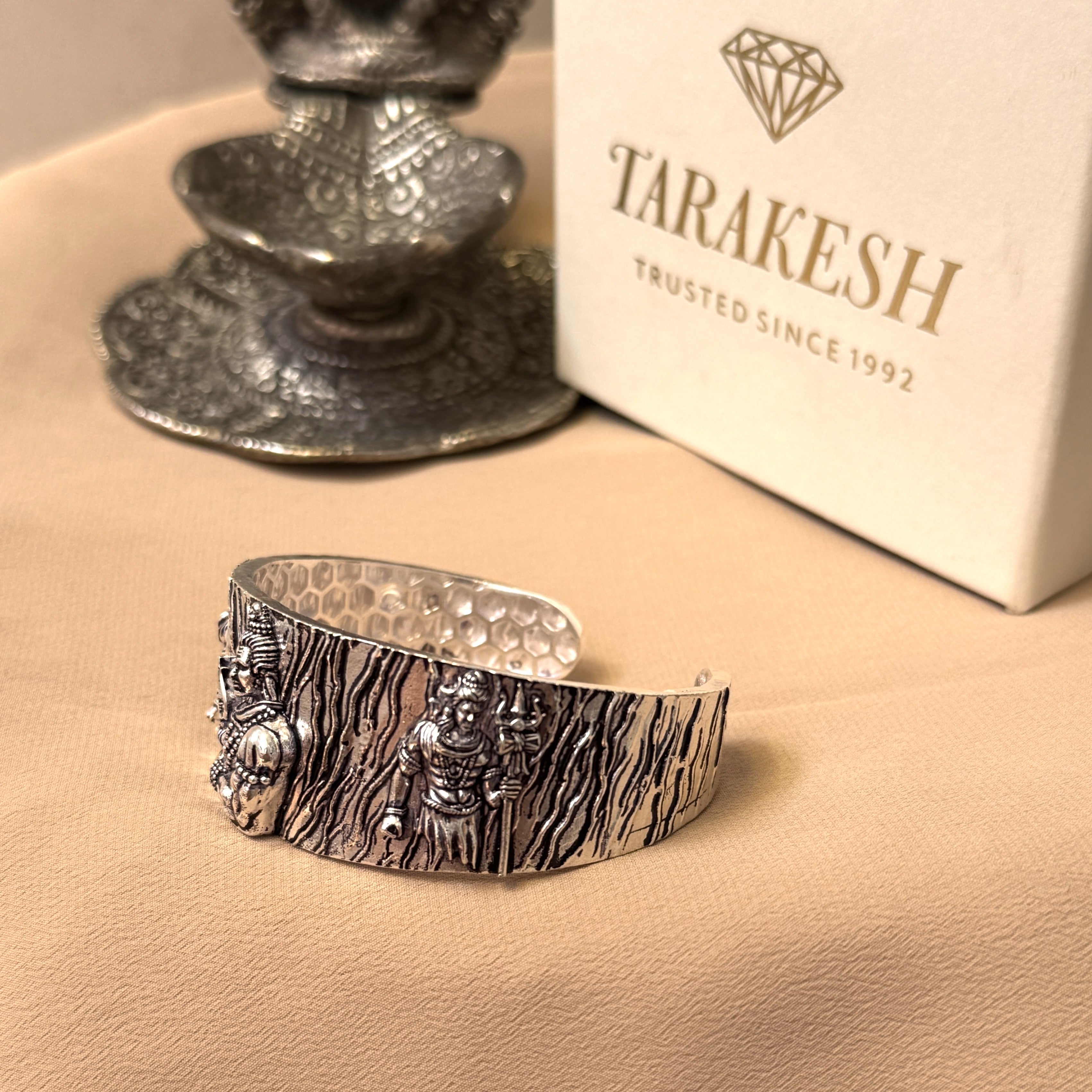 Shiva Pure Silver Bracelet: Mahakaal Edition
