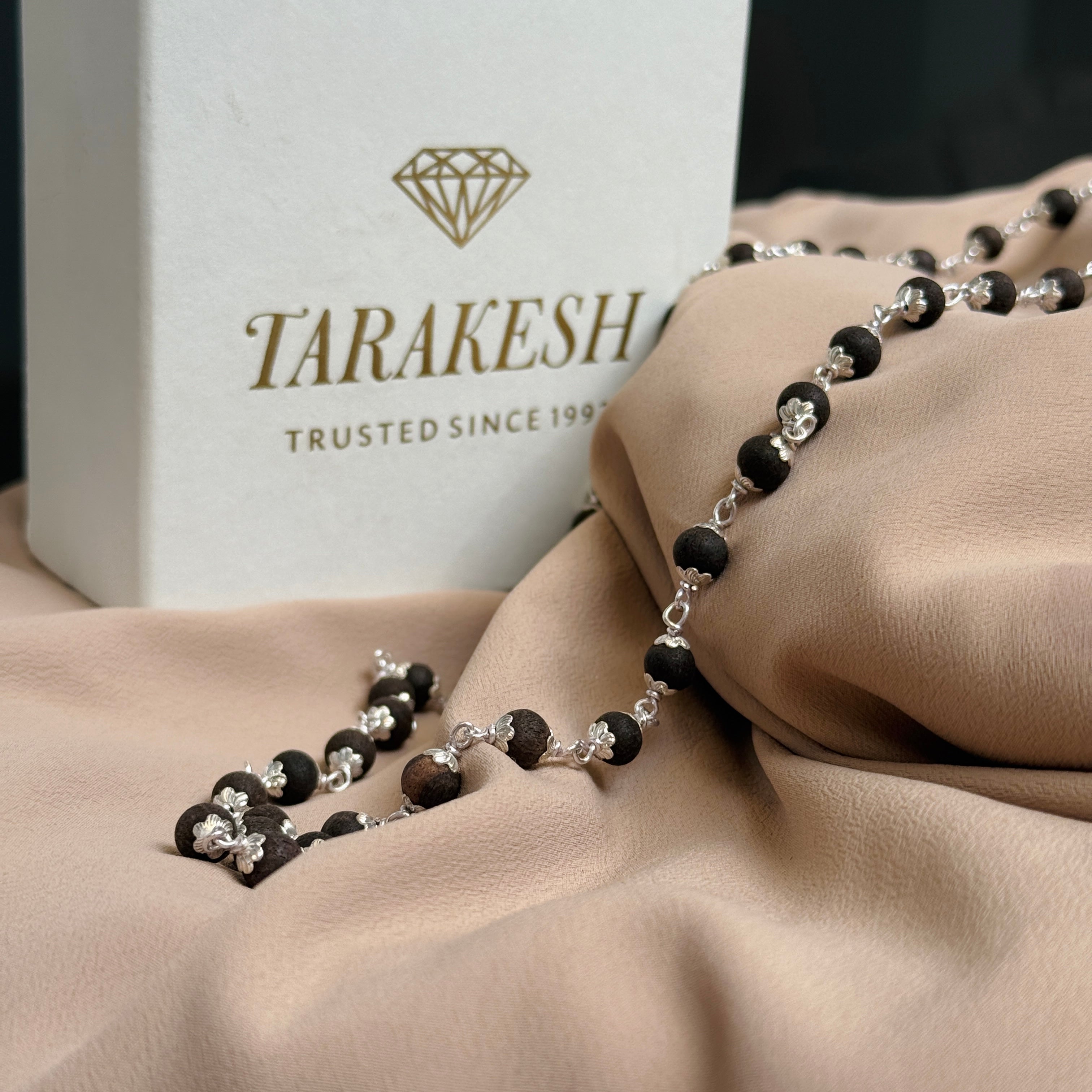 Pure Silver Karungali Mala