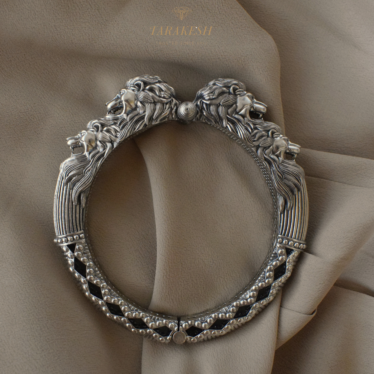 Lion Bracelet Pure Silver: Maharana Edition