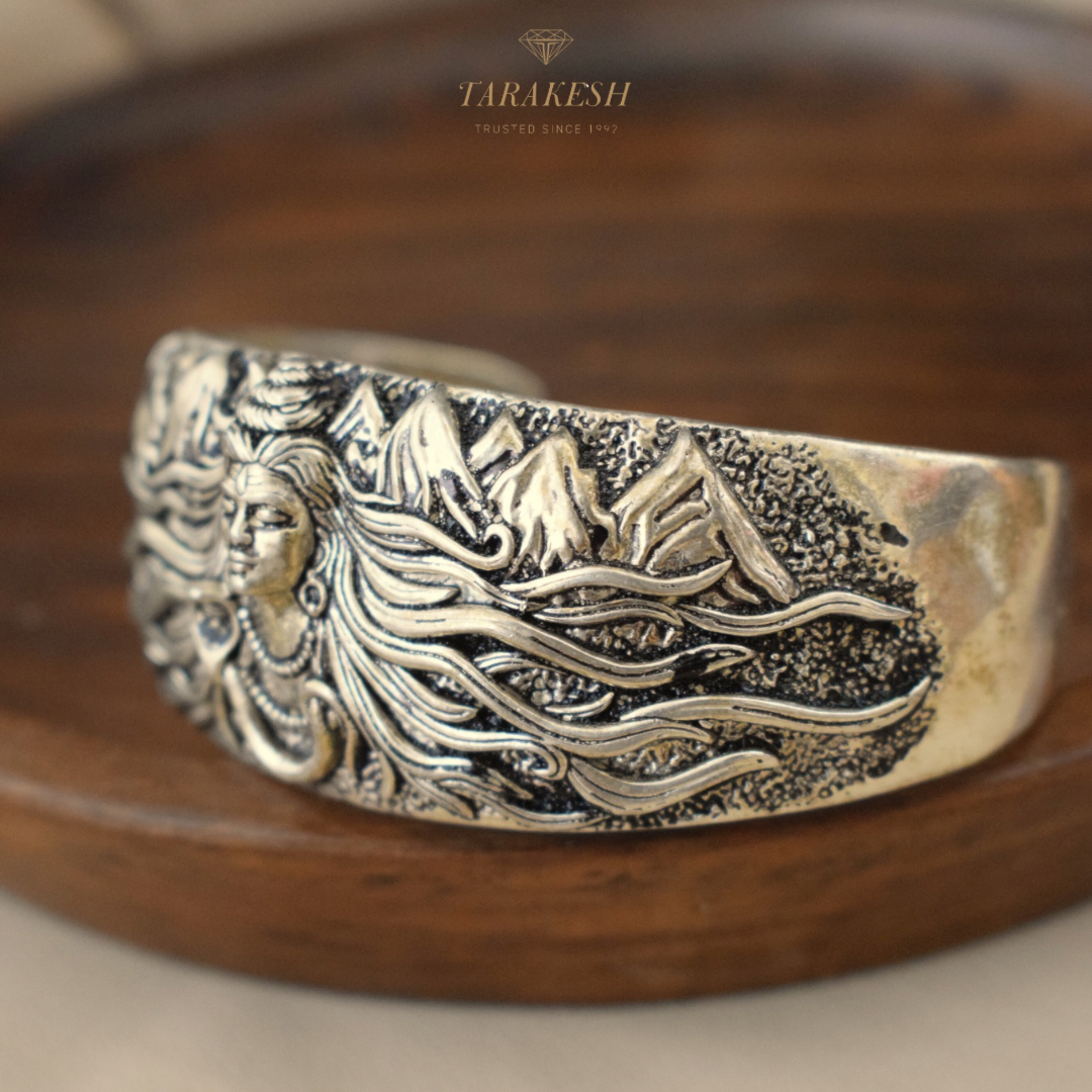 Shiva Pure Silver Bracelet: Tandava Edition