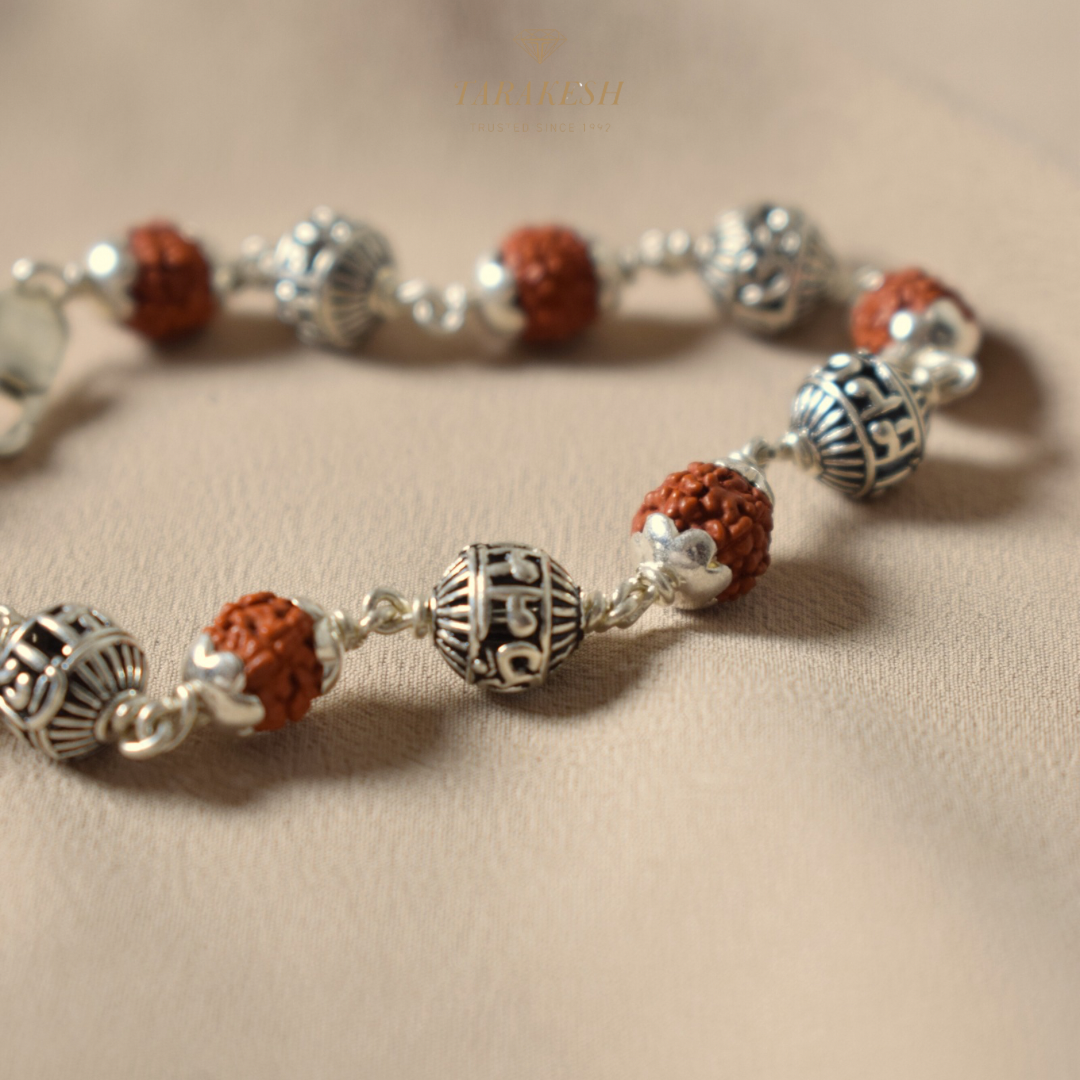 Rudraksha Silver Bracelet: Craftsman special edition
