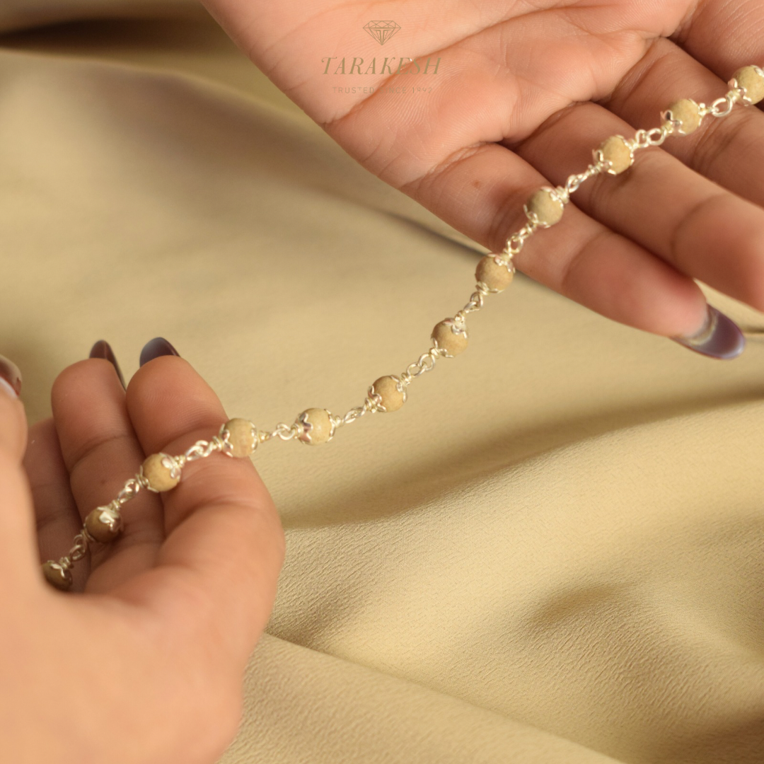 Tulsi Pure Silver Bracelet