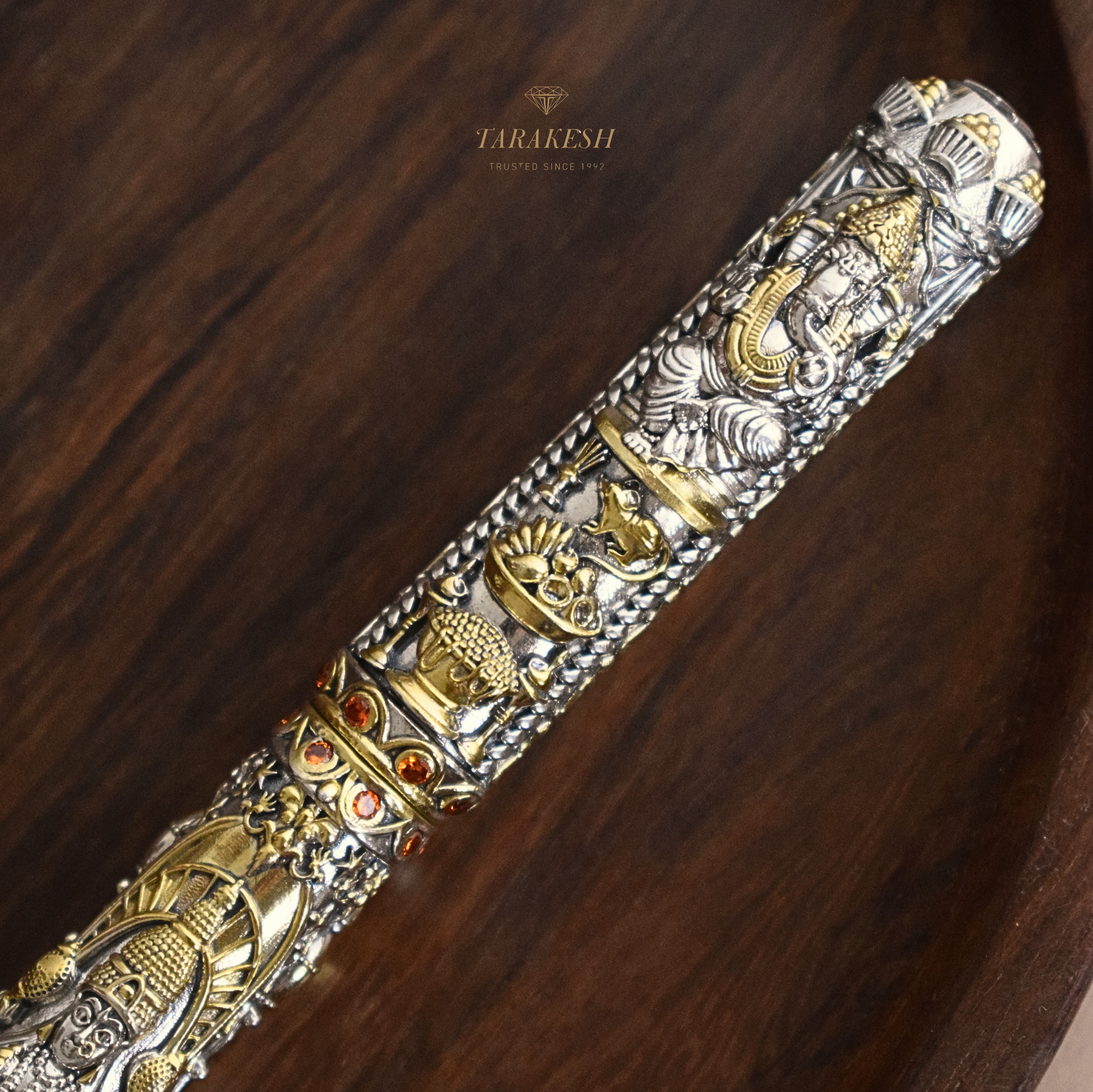 Laxmi Ganesha Pure Silver Pen