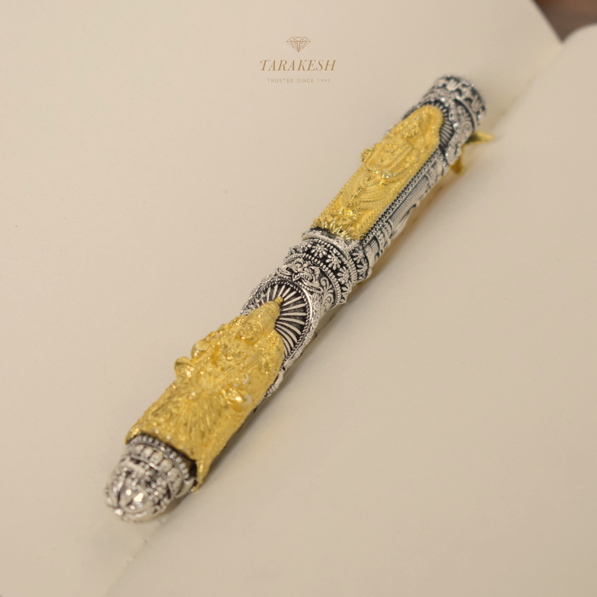 Venkateshwara Pure Silver Pen: Tirumala Edition