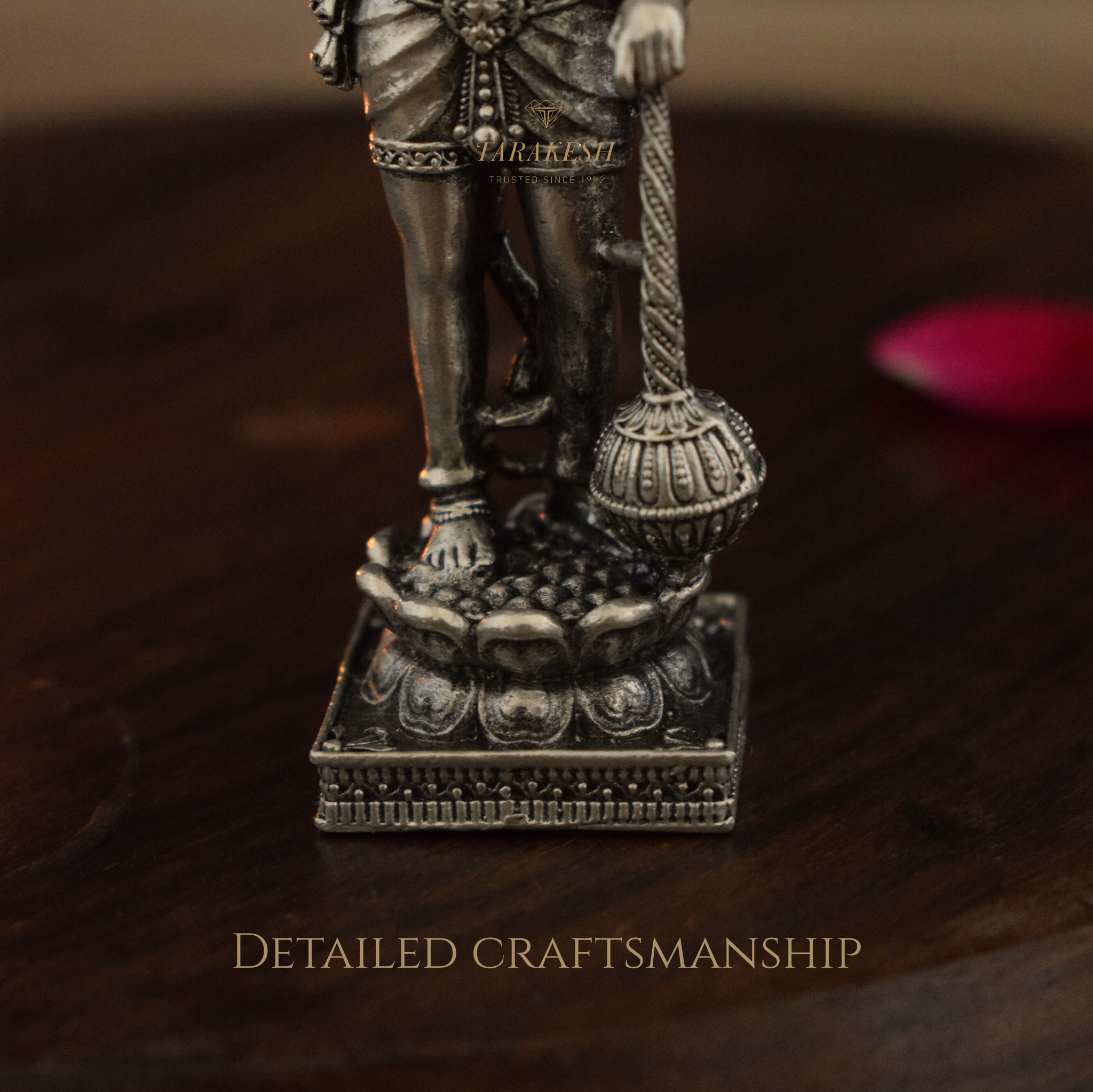 Hanuman Pure Silver Idol: Panch Mukhi Edition