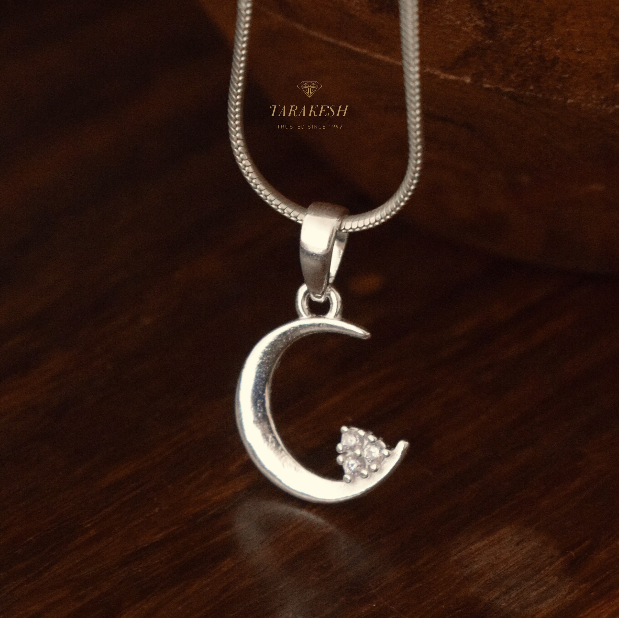 Moon Pure Silver Pendant