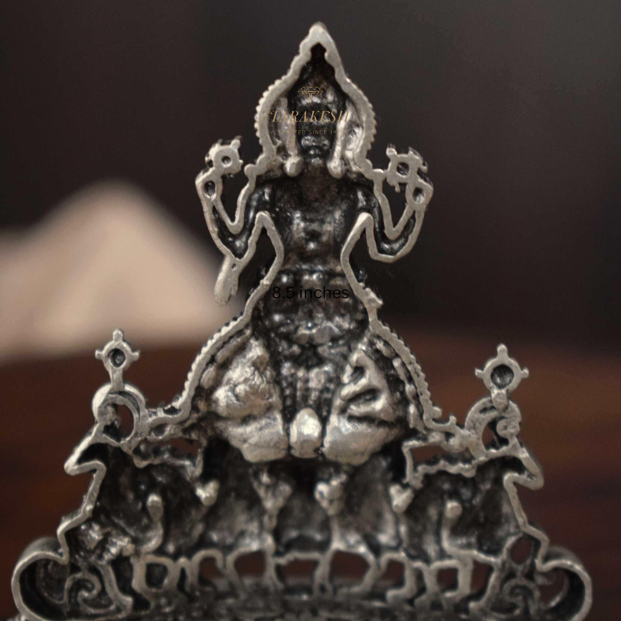 Pure Silver Surya Narayan Idol: 7 Horse Edition