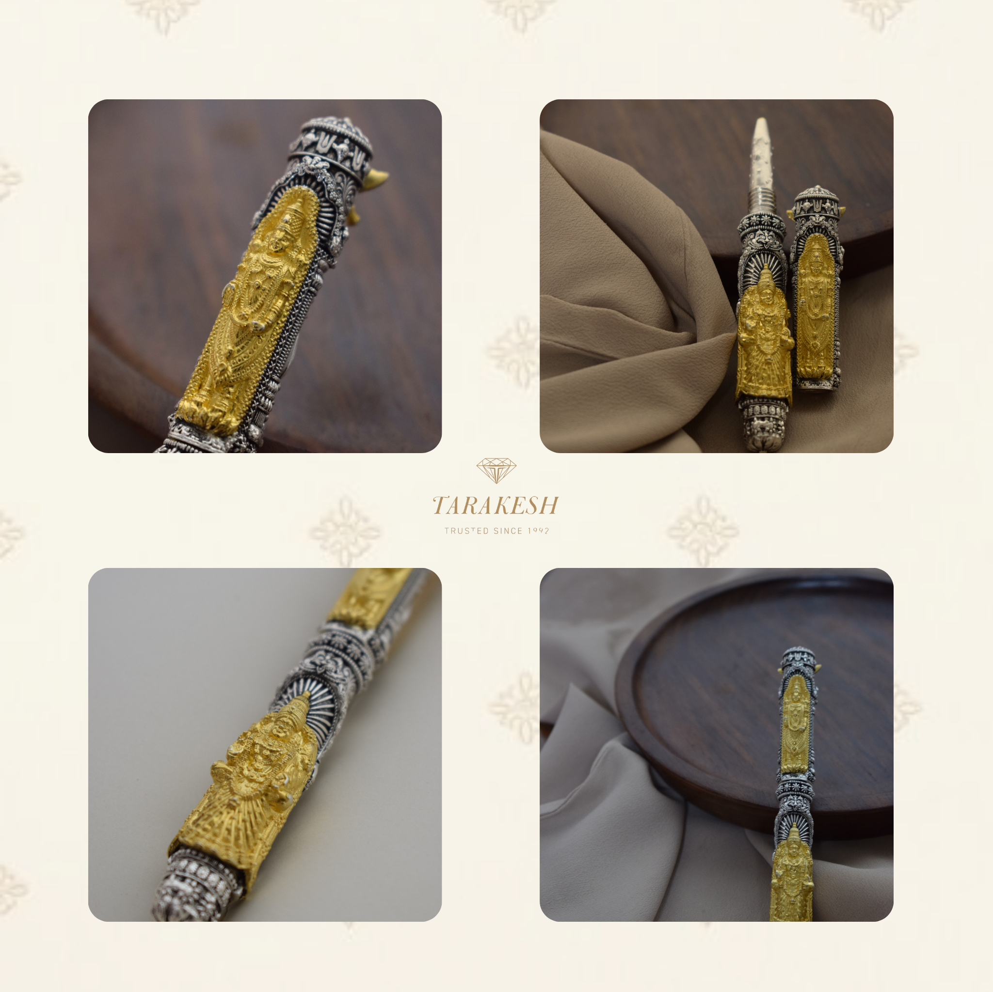 Venkateshwara Pure Silver Pen: Tirumala Edition
