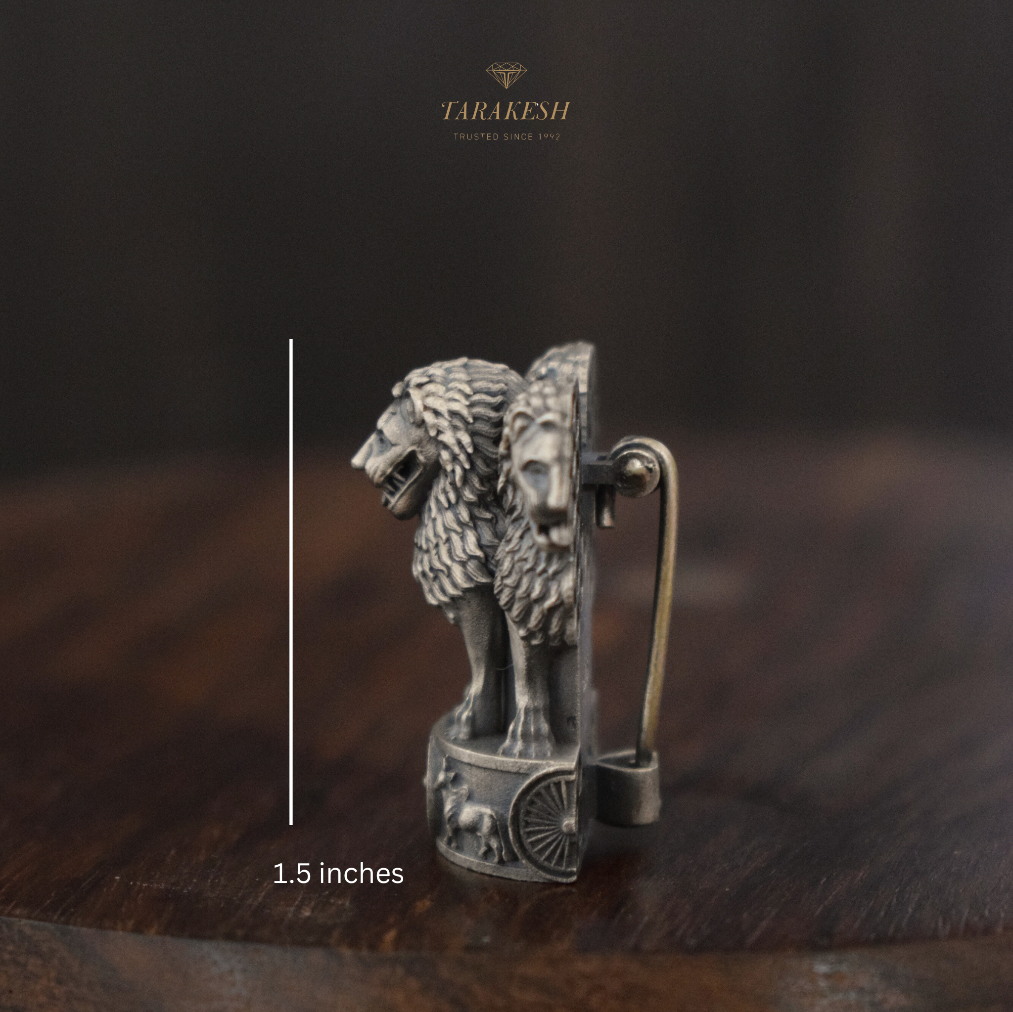 Ashok chakra brooch