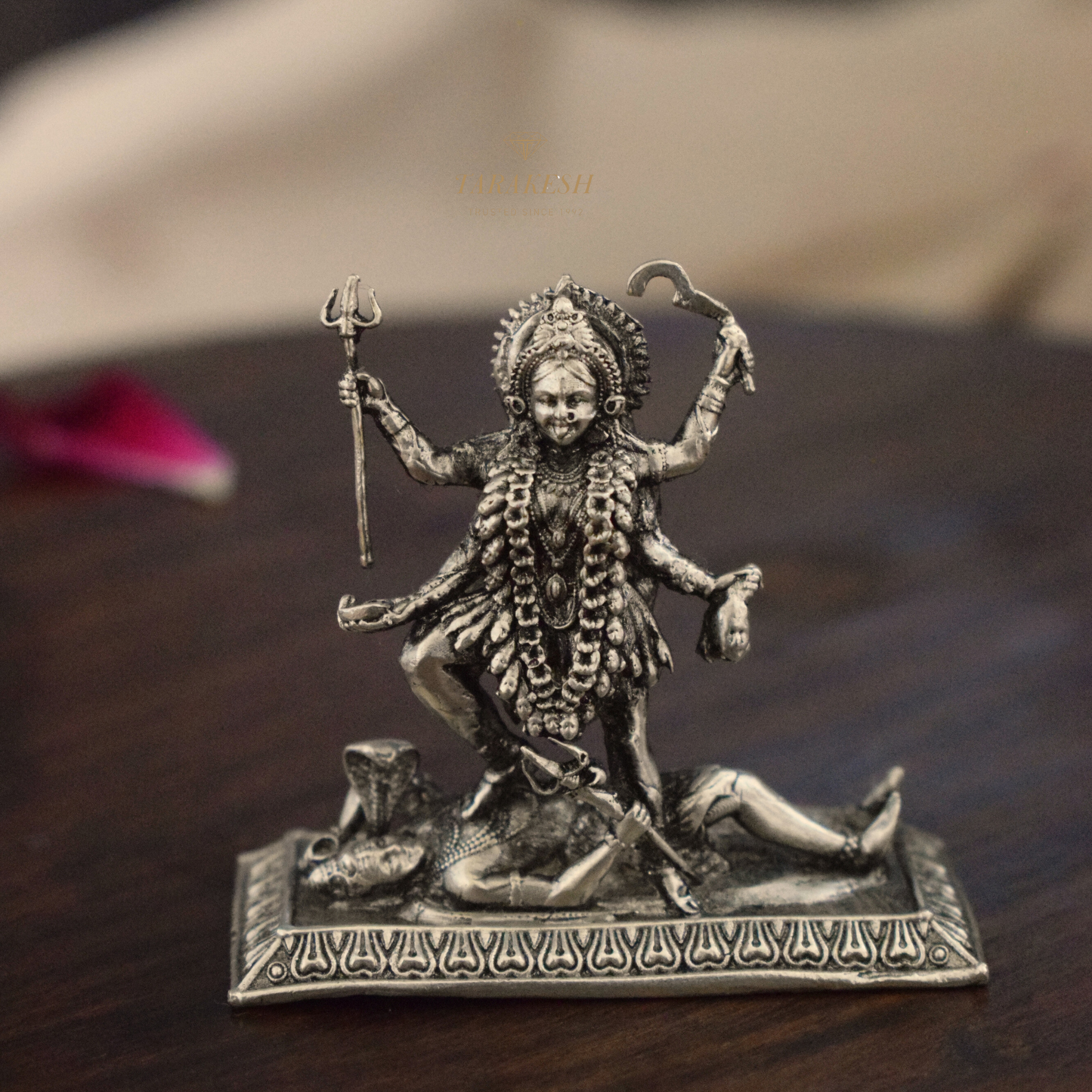 Kali Pure Silver Idol: Mahakali Edition