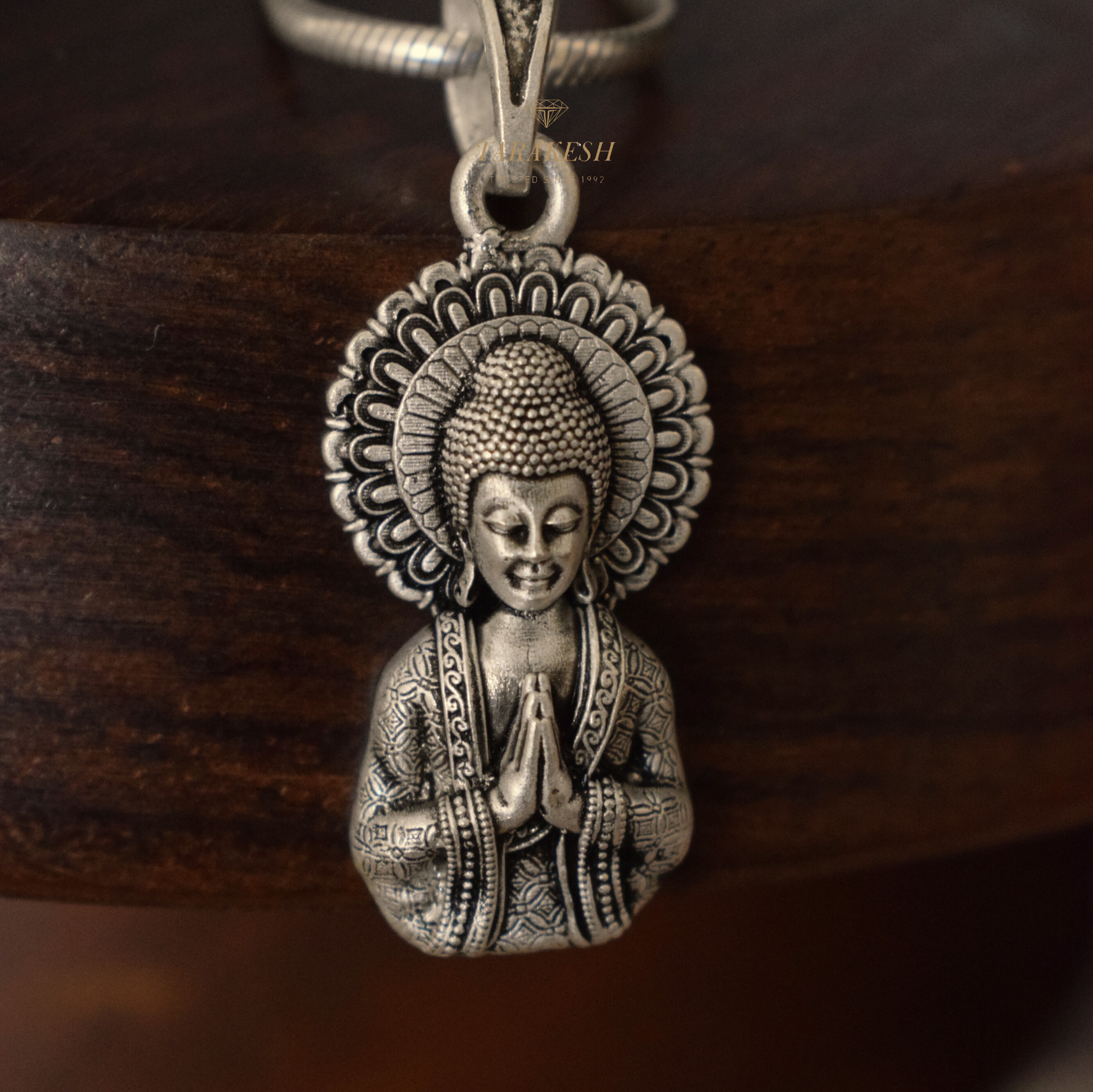 Buddha Pure Silver Pendant