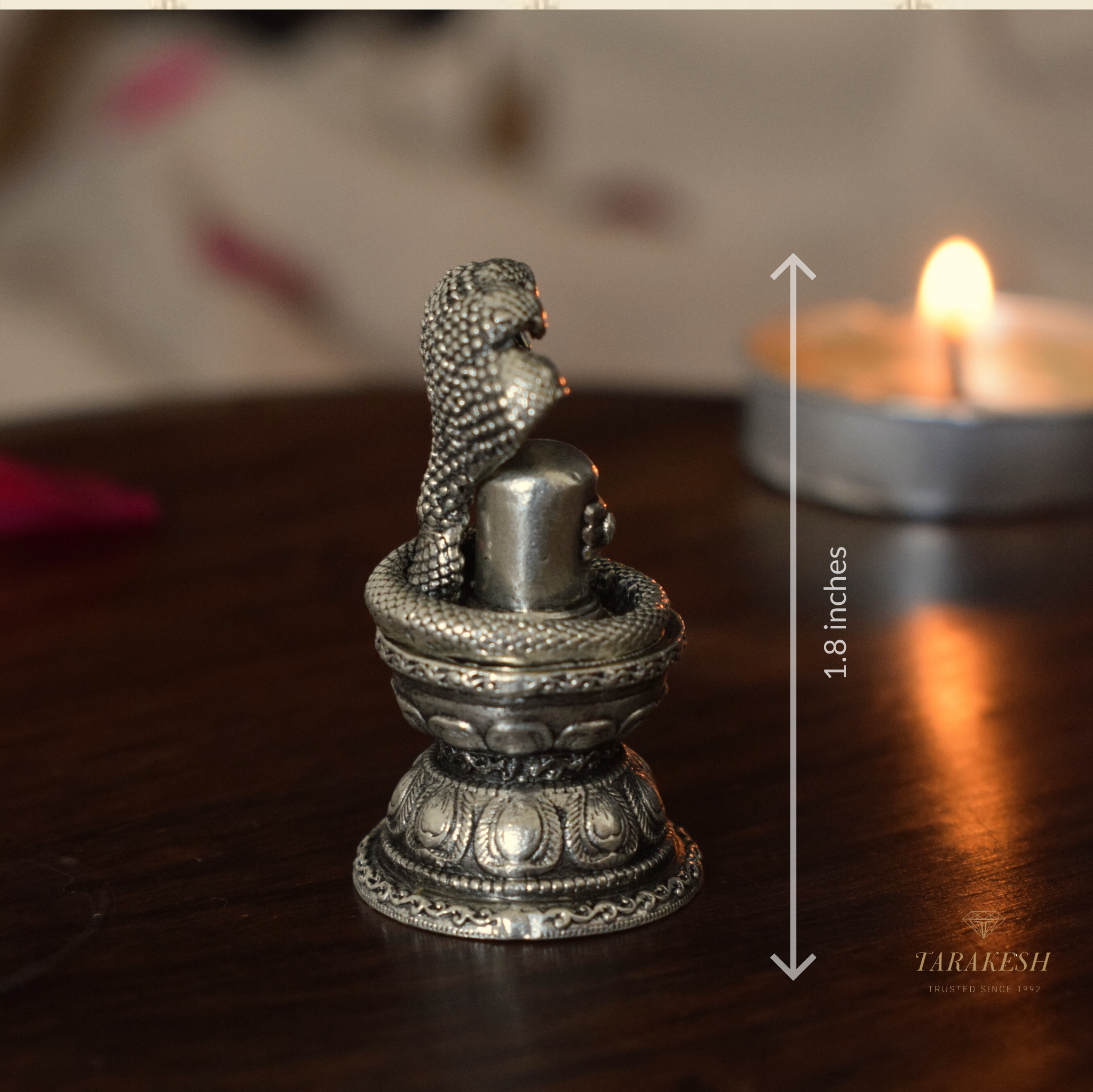 Shiva Pure Silver Idol: Lingraj Edition