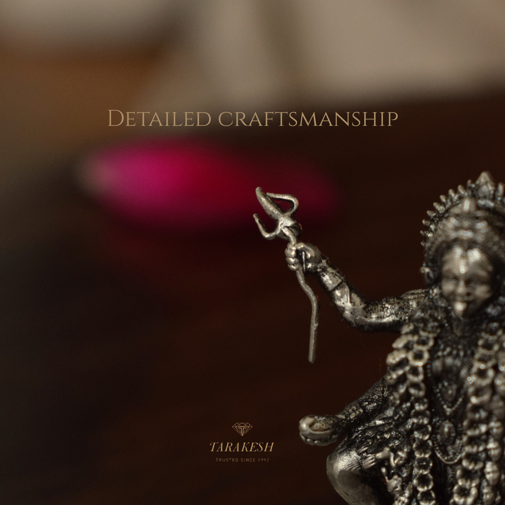 Kali Pure Silver Idol: Mahakali Edition