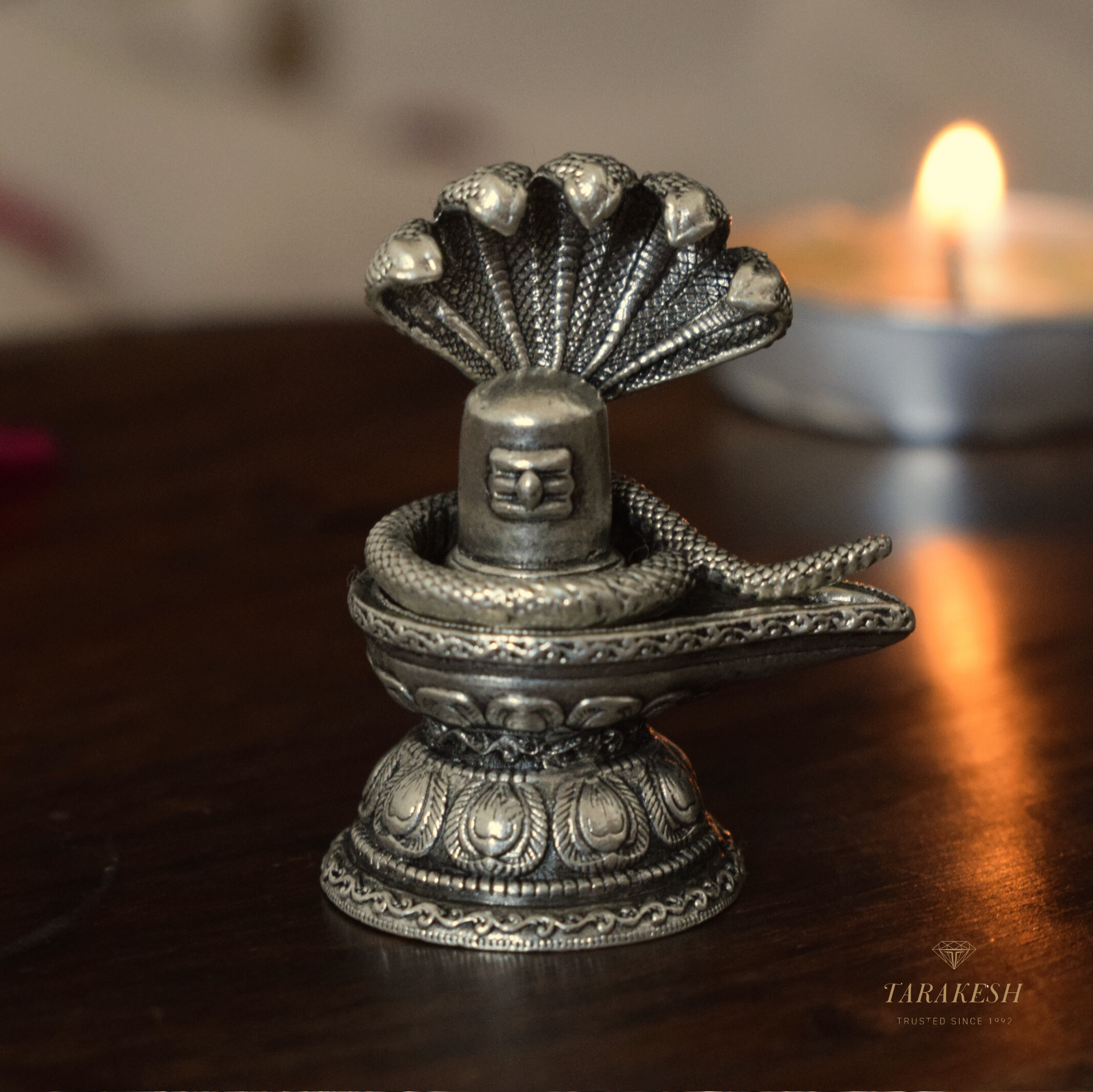 Shiva Pure Silver Idol: Lingraj Edition