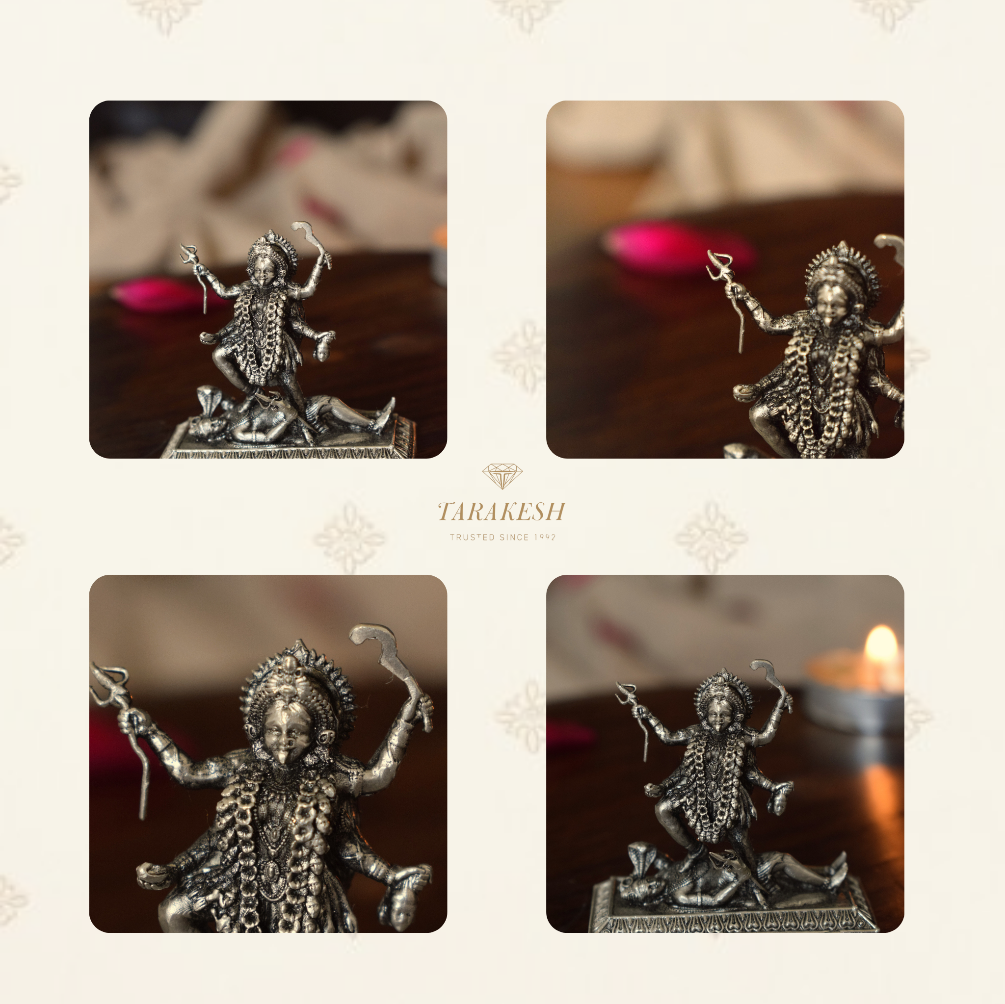 Kali Pure Silver Idol: Mahakali Edition