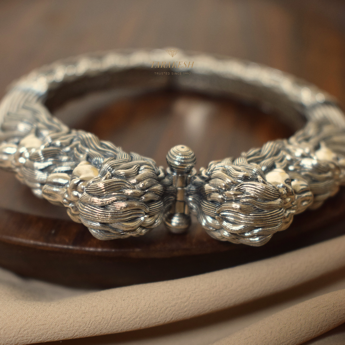 Lion Bracelet Pure Silver: Maharana Edition