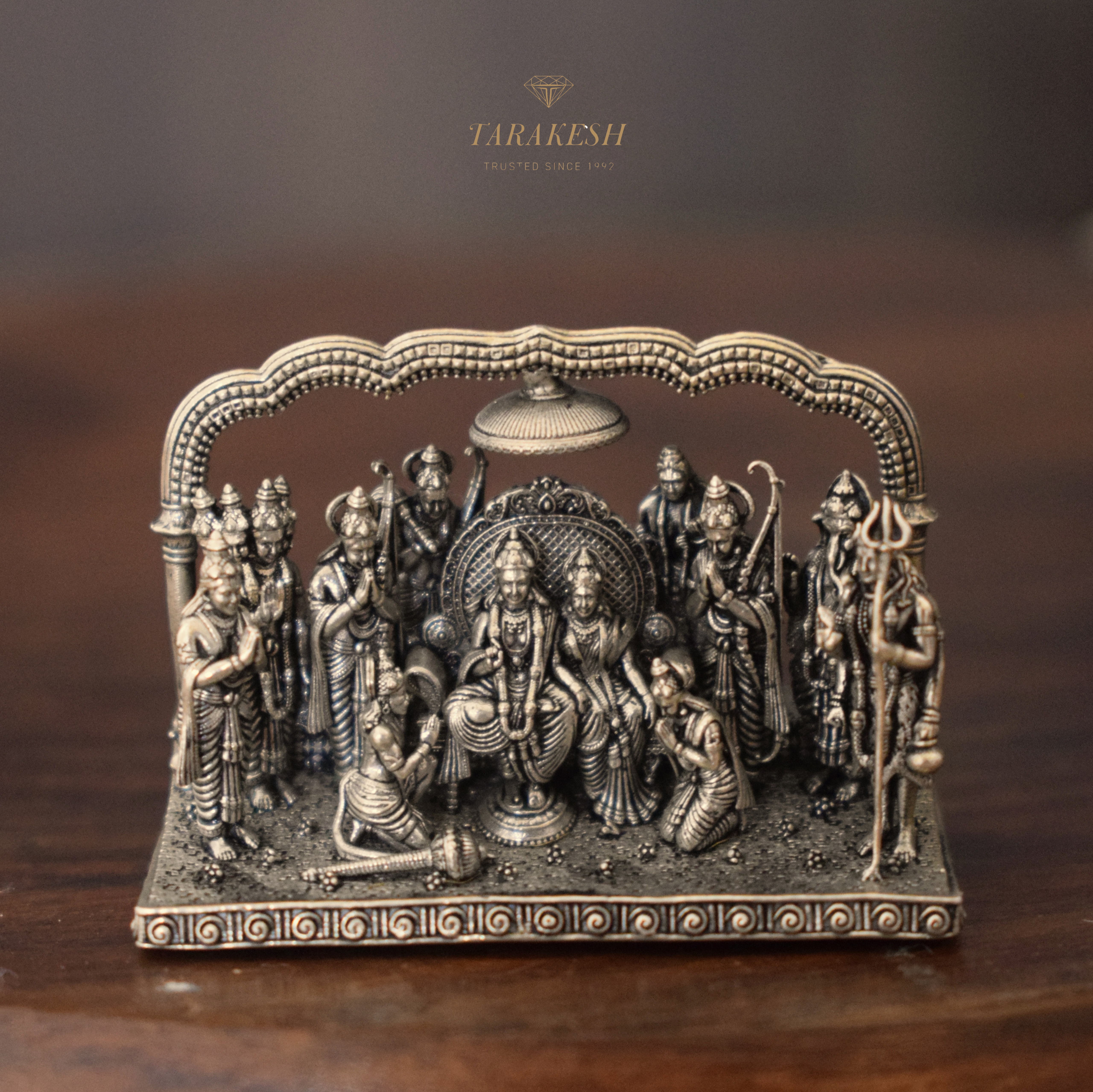 Ram Darbar Pure Silver Idol