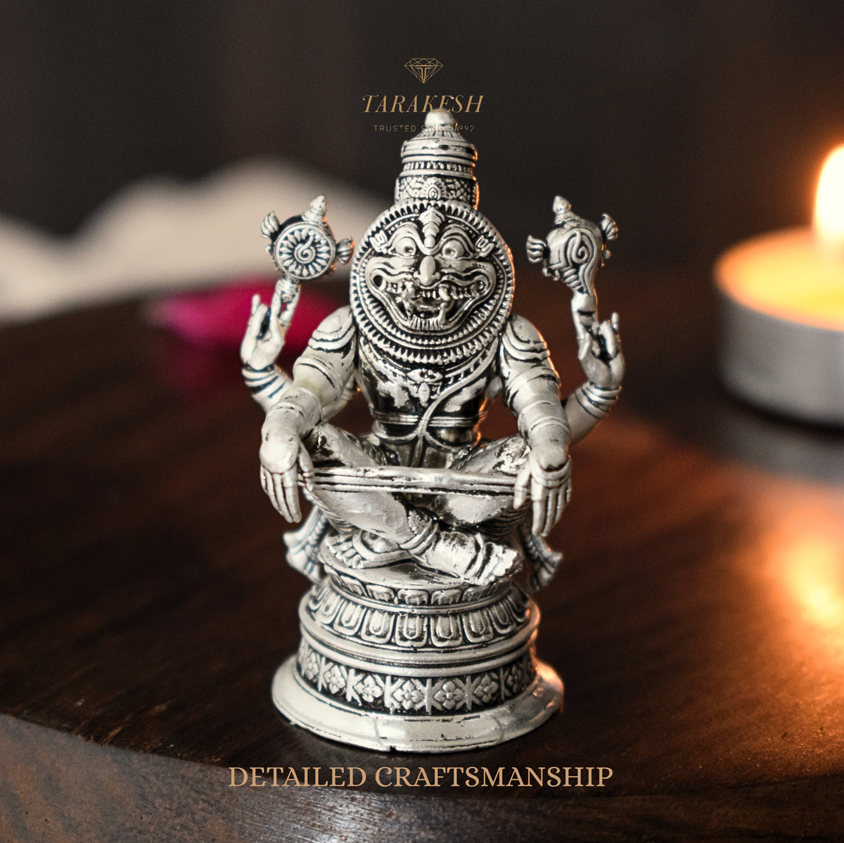 Narasimha Pure Silver Idol