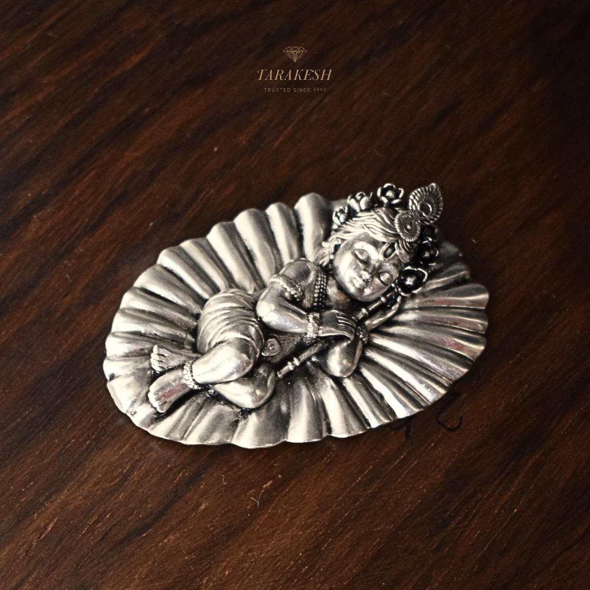 Krishna Pure Silver Idol: Kanha Edition