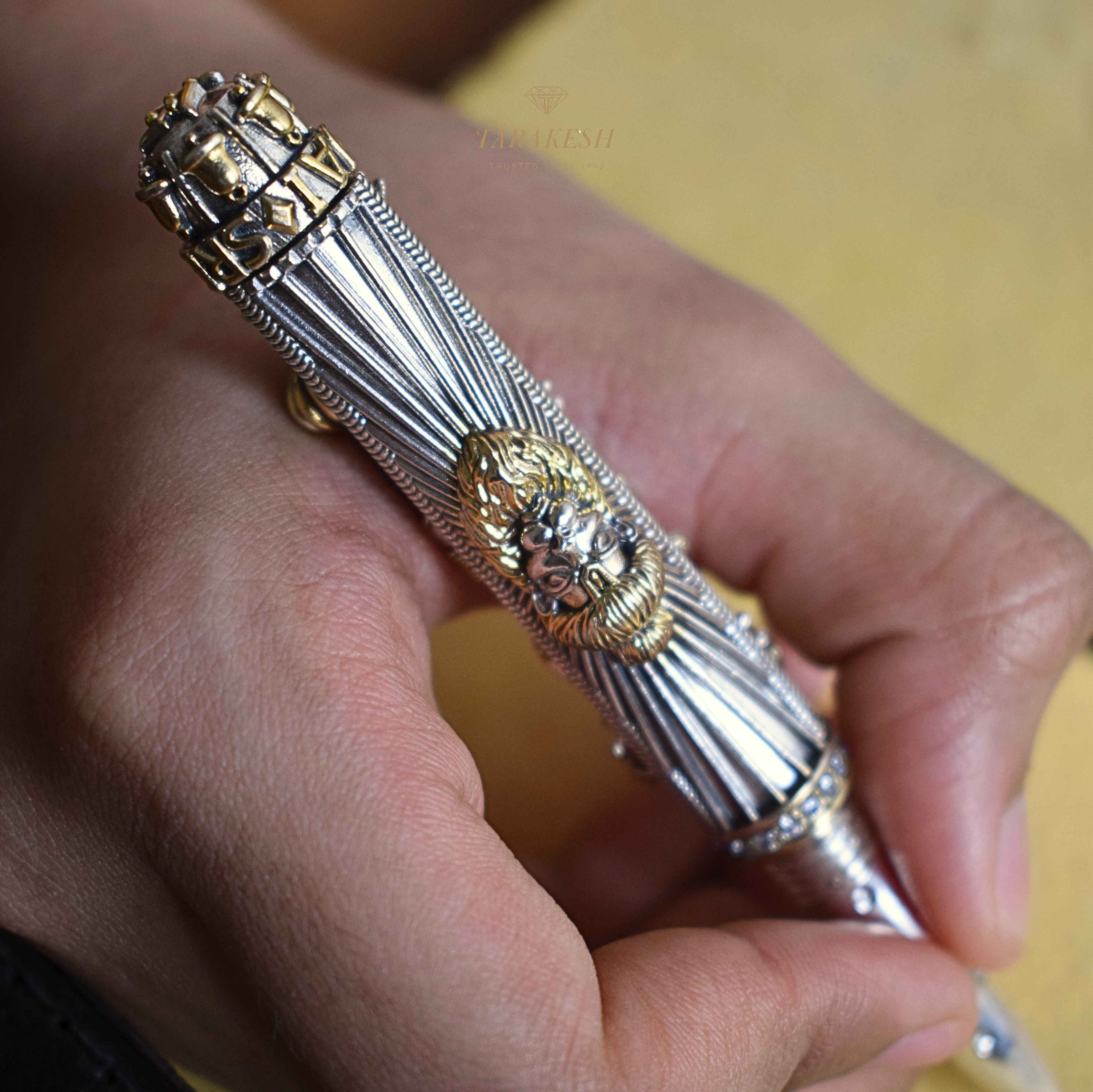Hanuman Pure Silver Pen