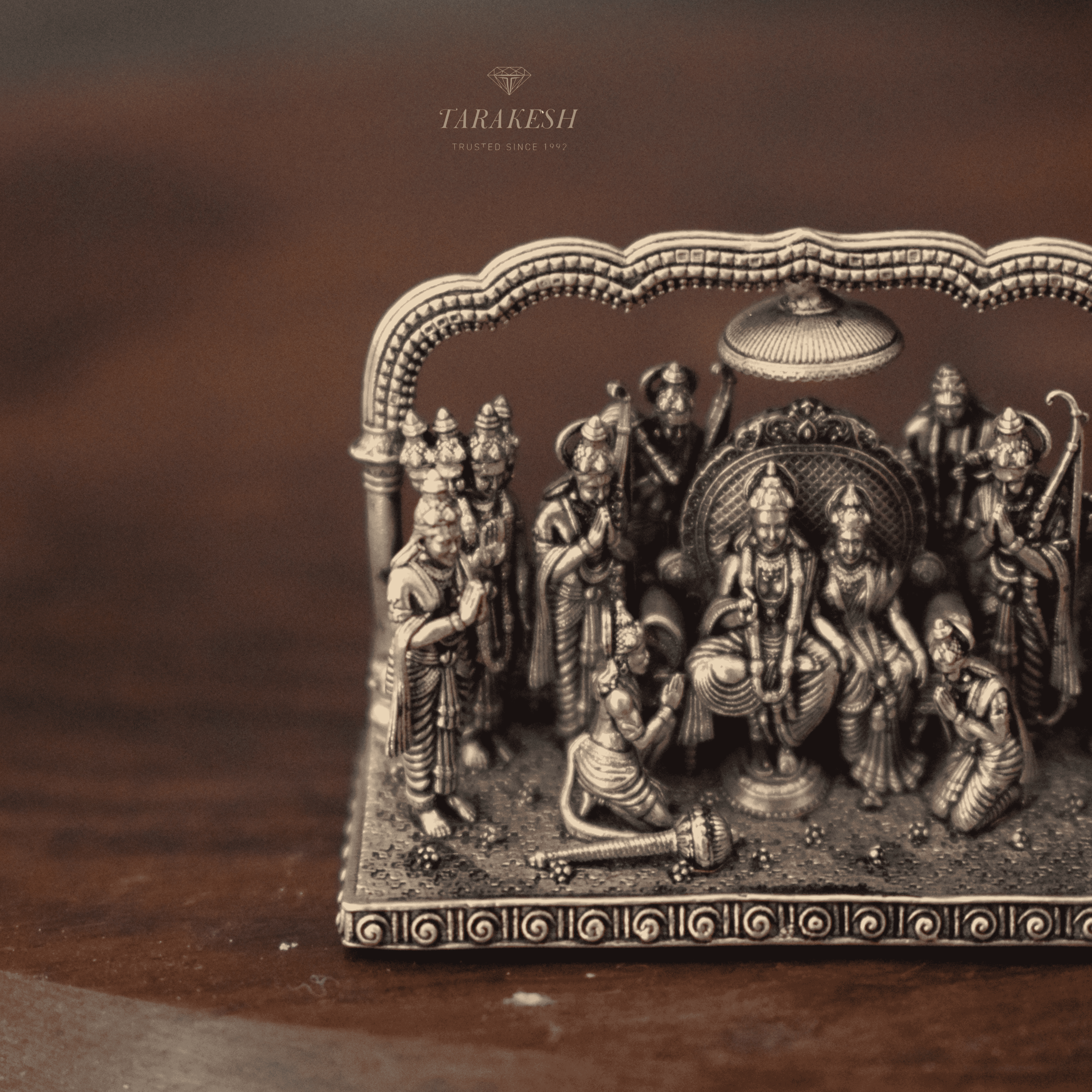 Ram Darbar Pure Silver Idol