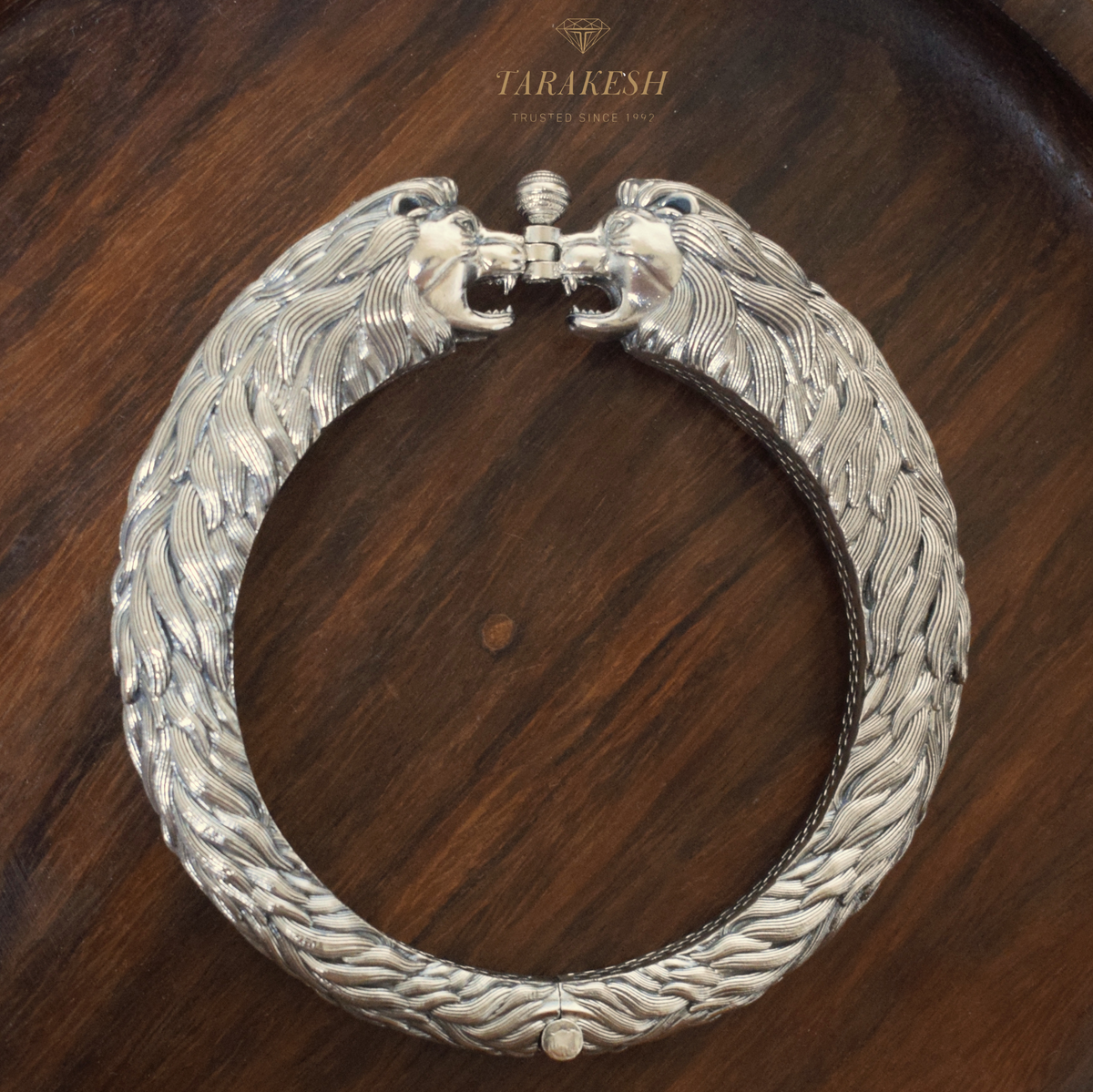 Lion Bracelet Pure Silver: Rudra Edition