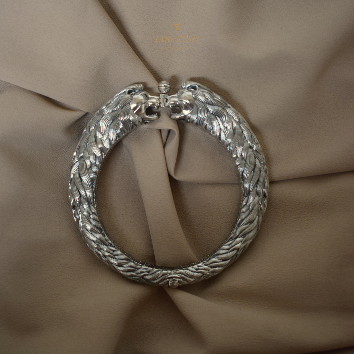 Lion Bracelet Pure Silver: Rudra Edition