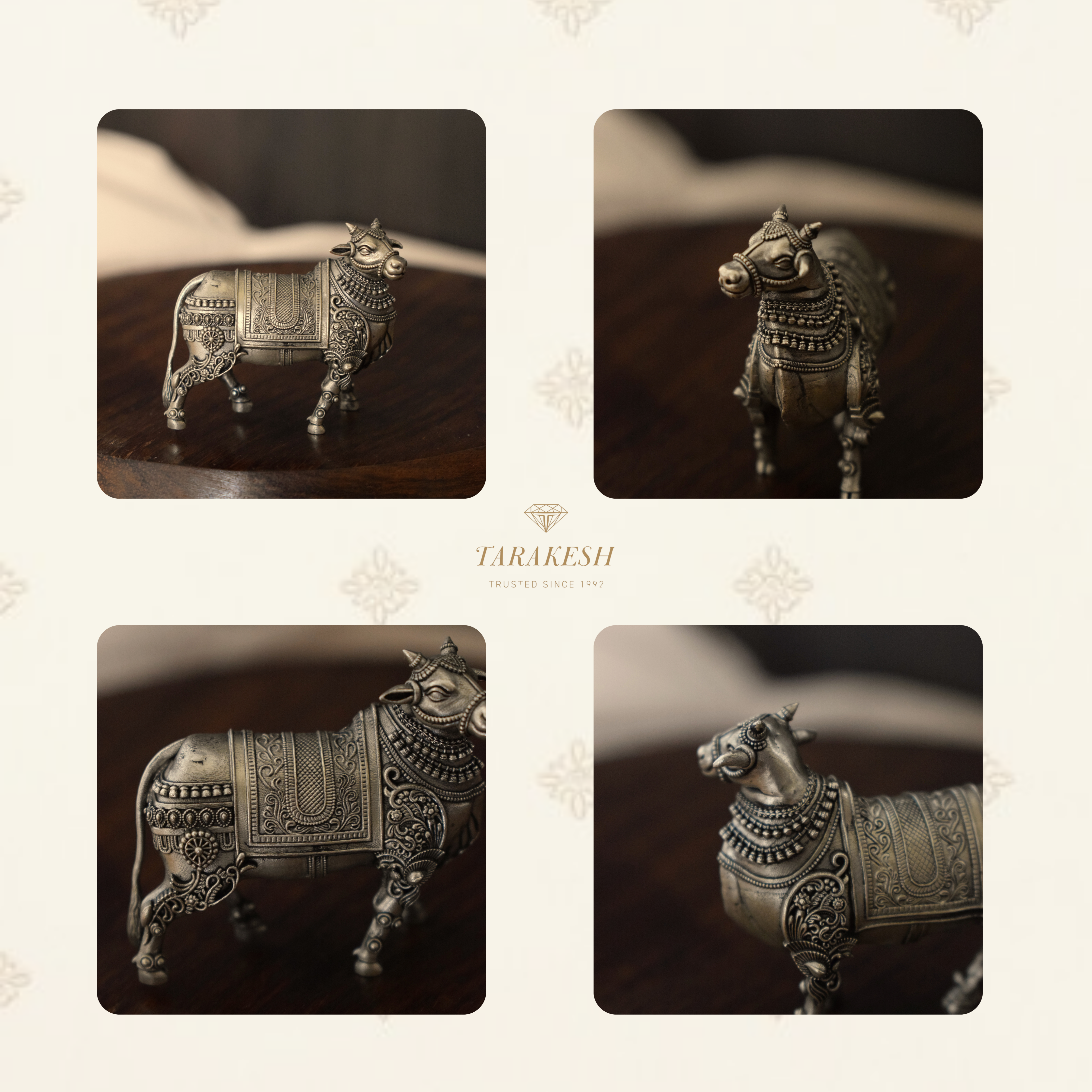 Cow Pure Silver Idol: Kamdhenu Edition