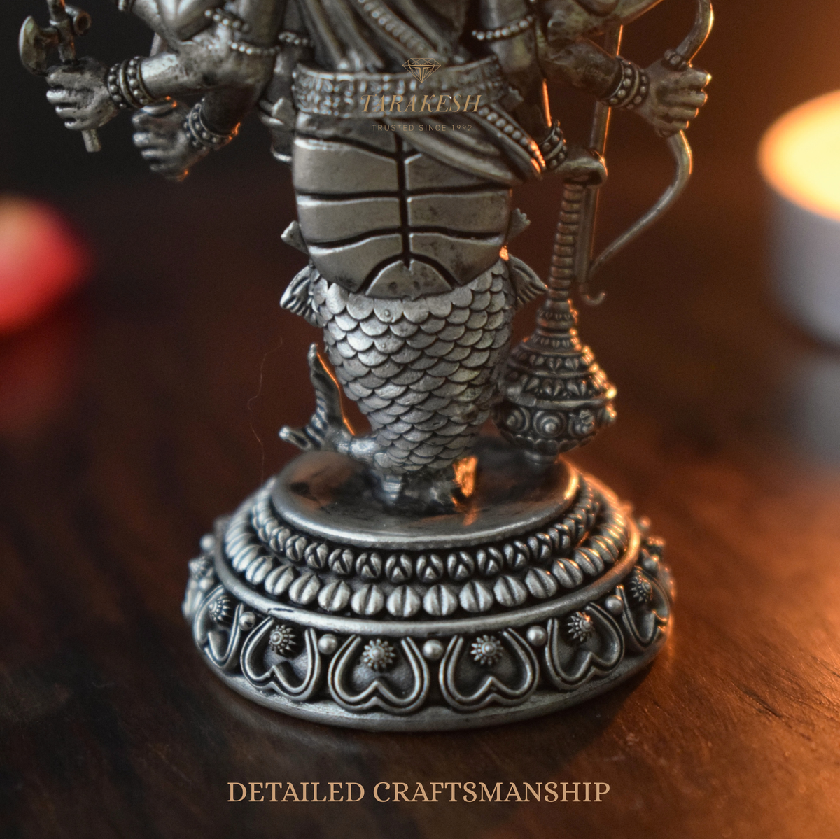 Vishnu Pure Silver Idol: Vaikuntha Special